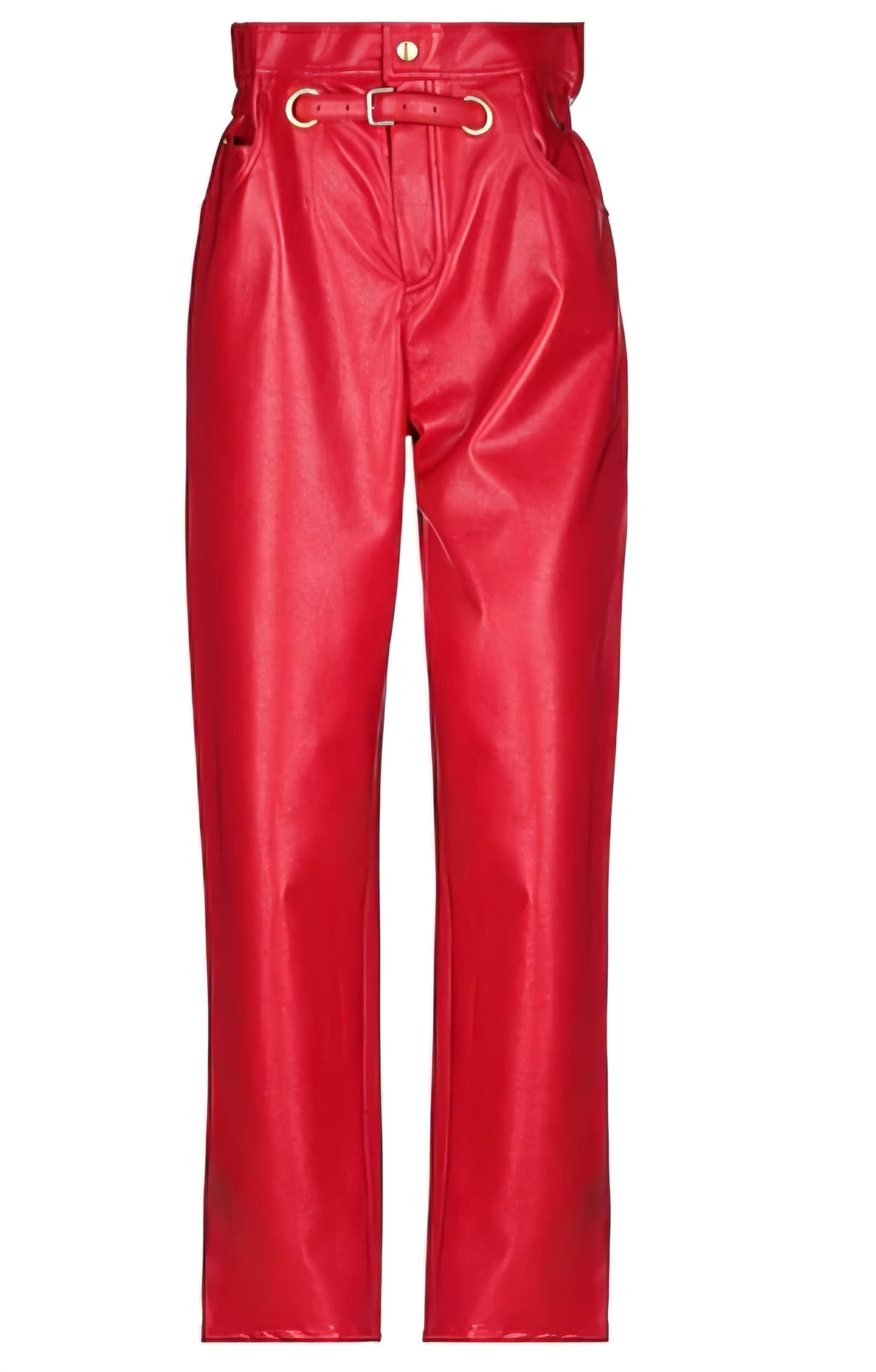 Philosophy di Lorenzo Serafini rode faux leather sigaret broek it42 eu36 tweedehands dames designer