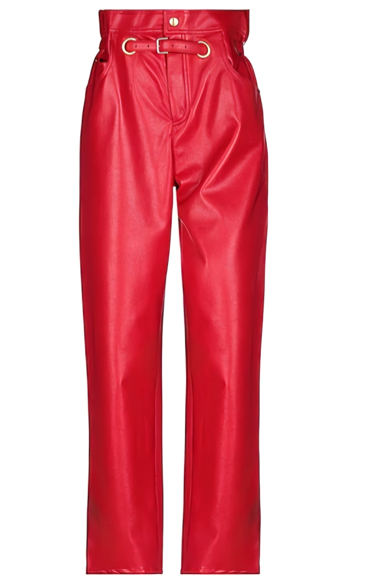 Philosophy di Lorenzo Serafini rode faux leather sigaret broek it42 eu36 tweedehands dames designer