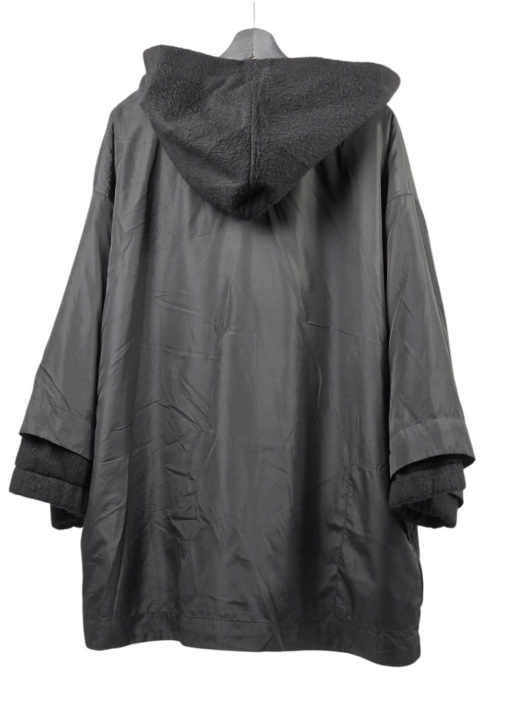 Oof wear jas nieuw oversized regen winter duffe coat relaxed fit zwart xl xxl tweedehands dames designer