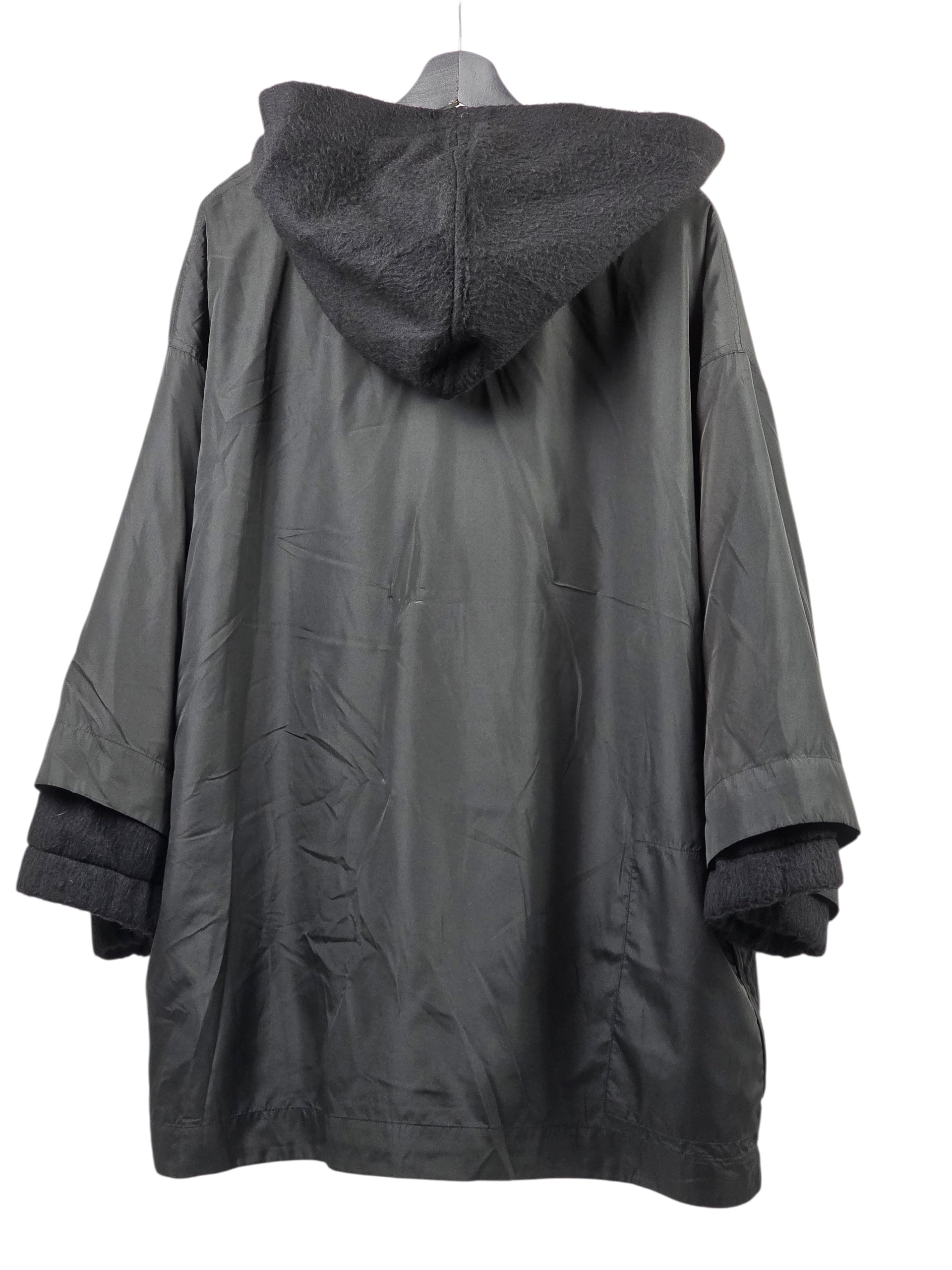 Oof wear jas nieuw oversized regen winter duffe coat relaxed fit zwart xl xxl tweedehands dames designer