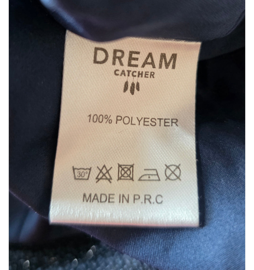Dream catcher kort jasje blazer jacket tweed boucle blauw glitter 38 M tweedehands dames designer