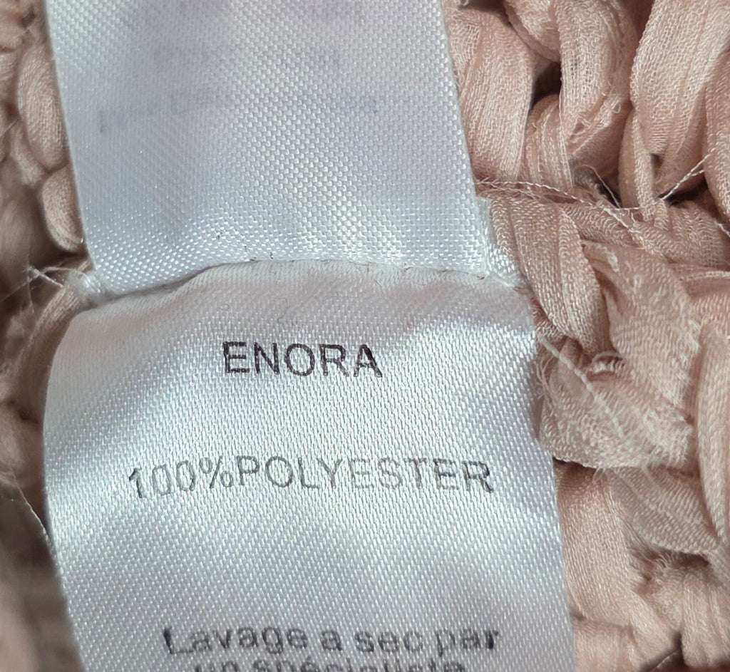 Mes Demoiselles Paris Enora chunky knit cardigan roze  oversized tweedehands dames designer T1