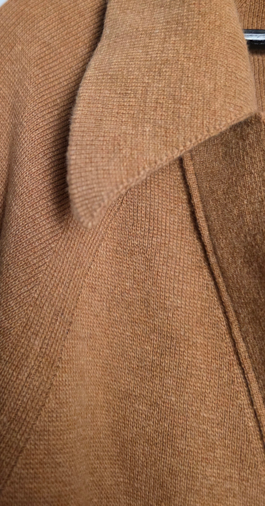 Nanushka camel wol cashmere cardigan vest bruin M 38 tweedehands dames designer