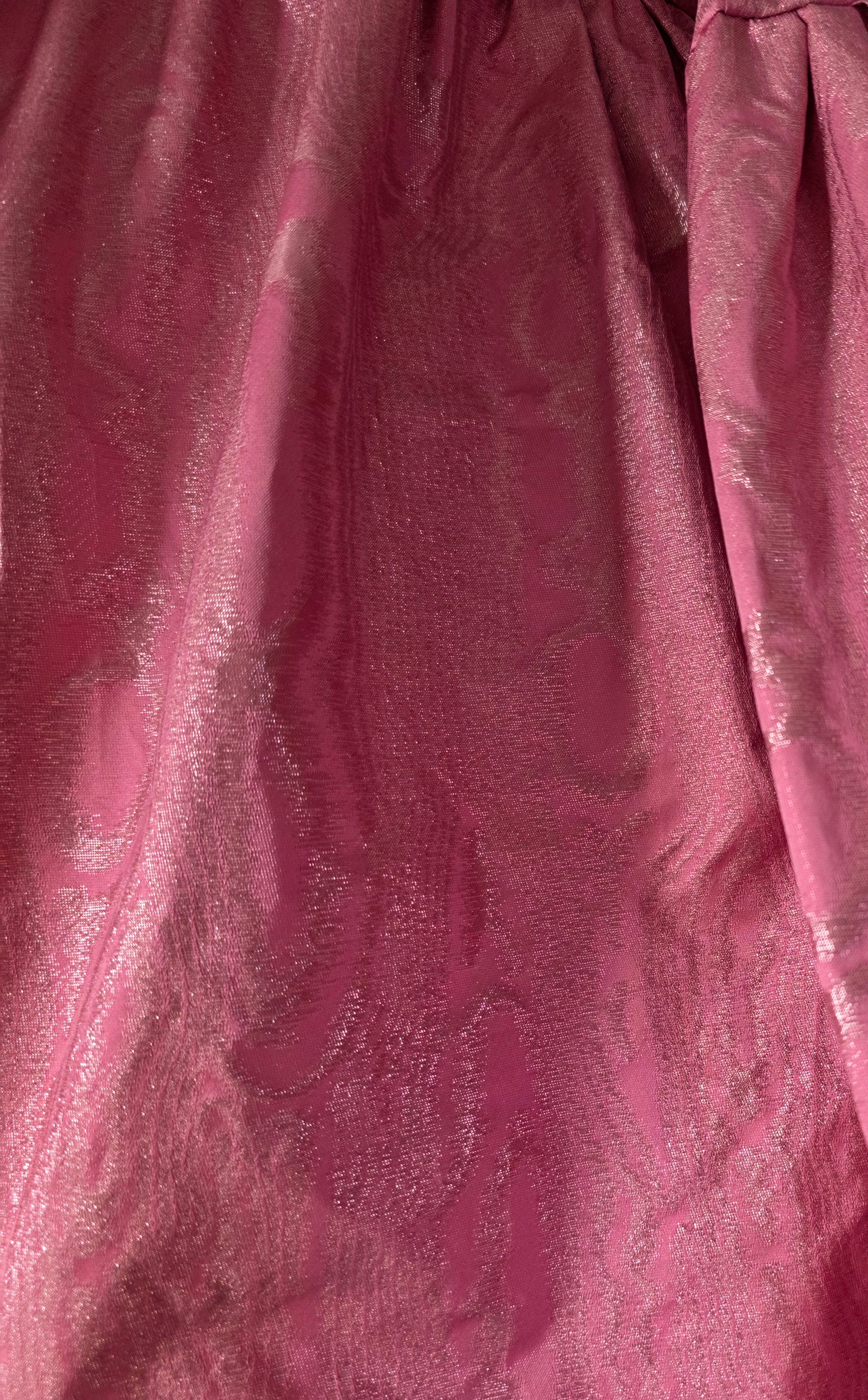 AVDW poncho cape jasje metallic roze one size tweedehands dames designer