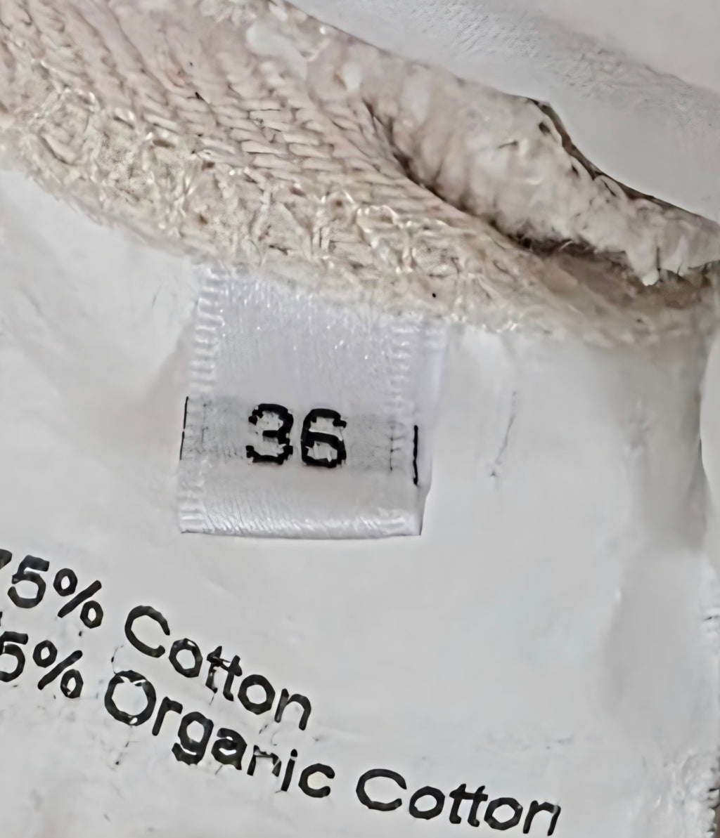 Amê Antwerp denim jumpsuit crème 36 S pre-loved