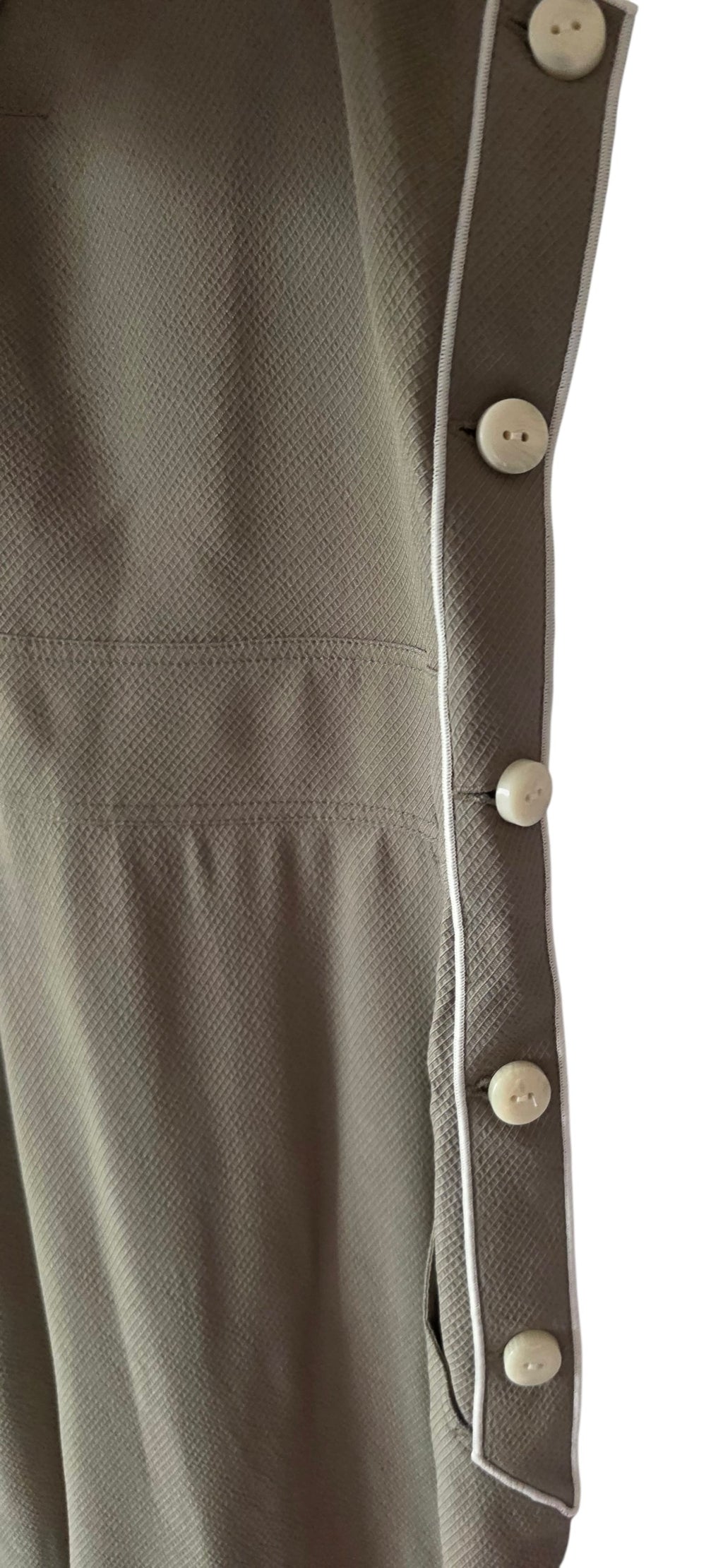 Rag & Bone enkellengte jumpsuit Tia olijfgroen s 36 nieuw tweedehands dames designer