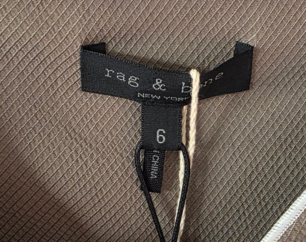 Rag & Bone enkellengte jumpsuit Tia olijfgroen s 36 nieuw tweedehands dames designer