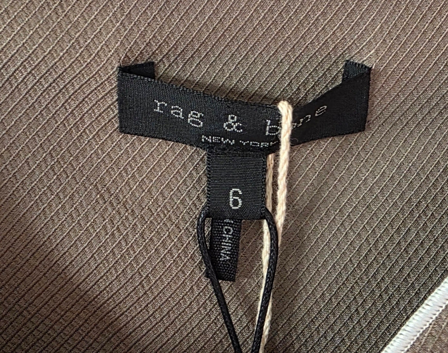 Rag & Bone enkellengte jumpsuit Tia olijfgroen s 36 nieuw tweedehands dames designer