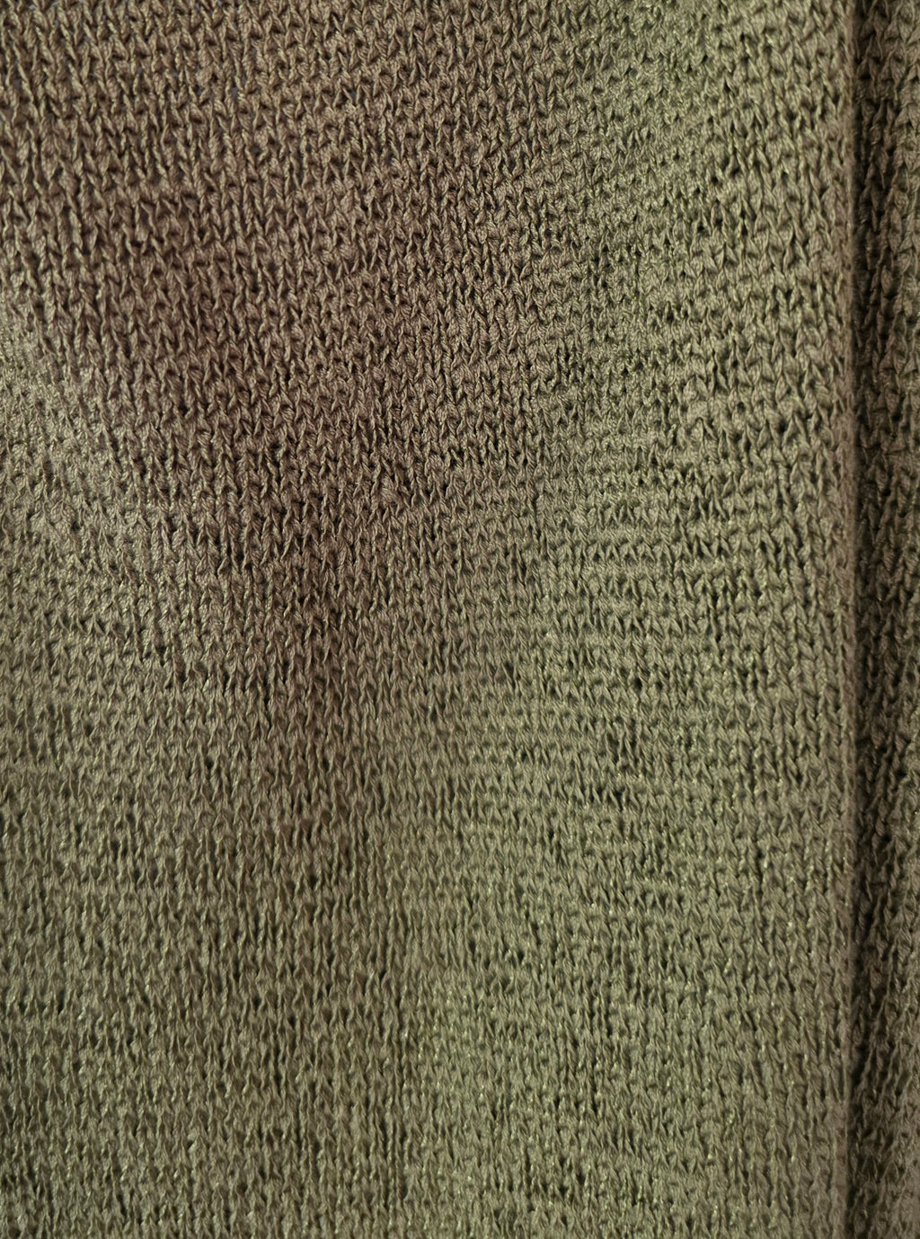 Cult Gaia Cameron olive knit jurk XL – cut-out midi dress – nieuw