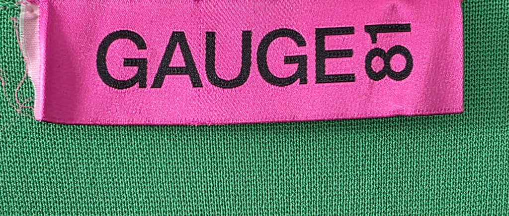 Gauge81 bodycon mini jurk Villar groen M 38 tweedehands dames designer