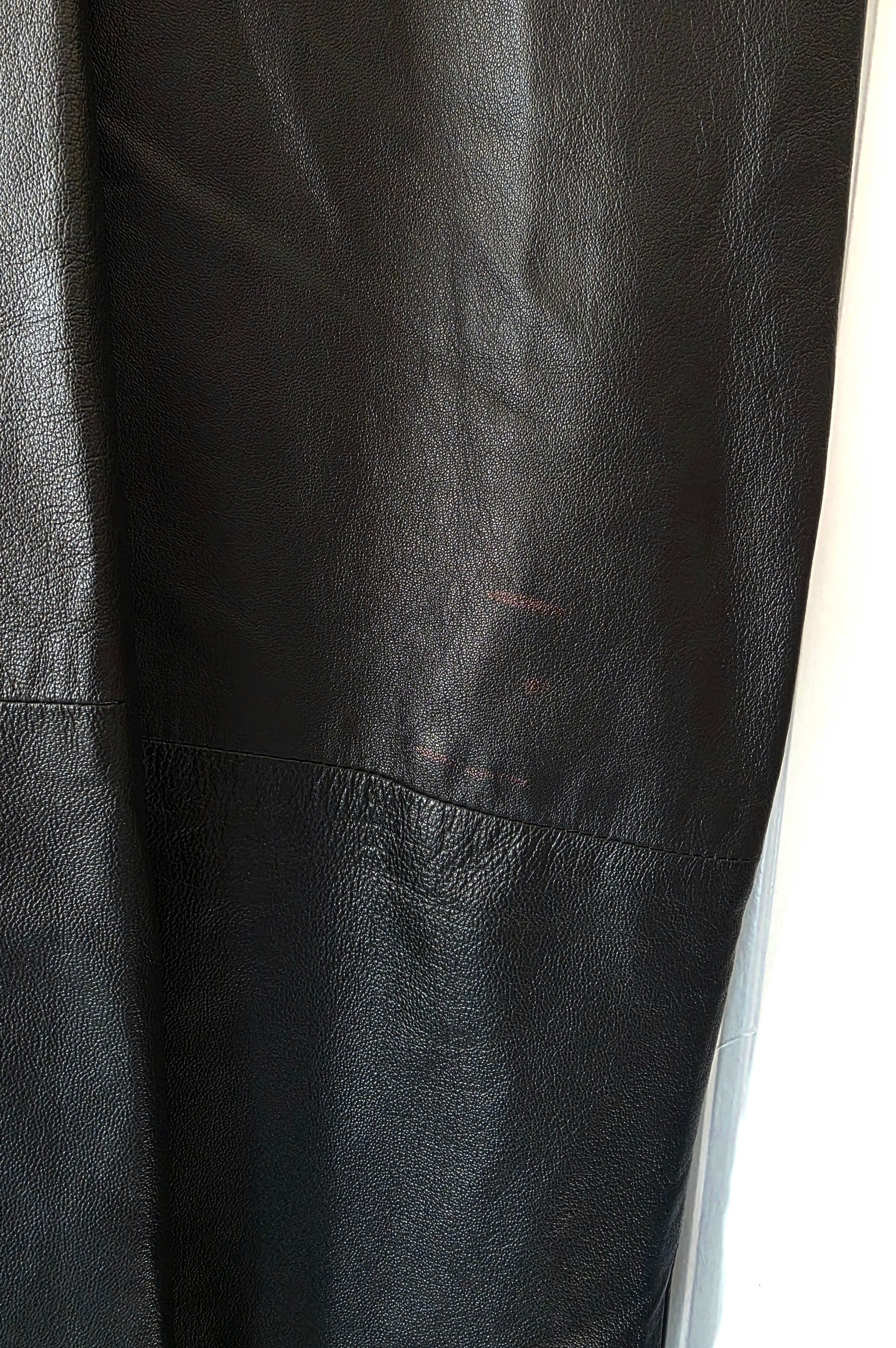 Iconische vintage designer leren jurk Emilio Pucci by Kres IT46 EU40-42 tweedehands dames designer
