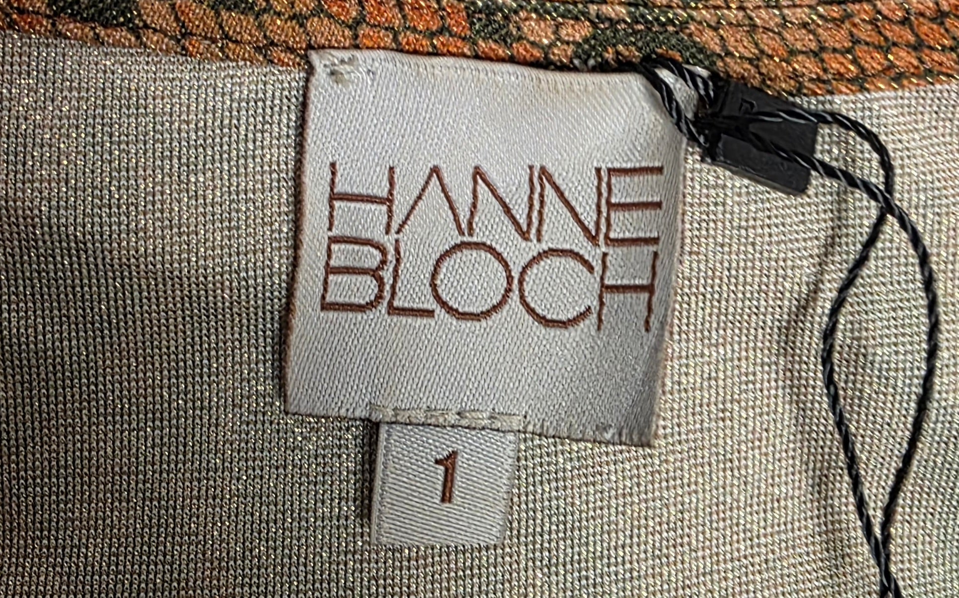 Hanne Bloch snake crop top bruin zwart S 36 tweedehands dames designer