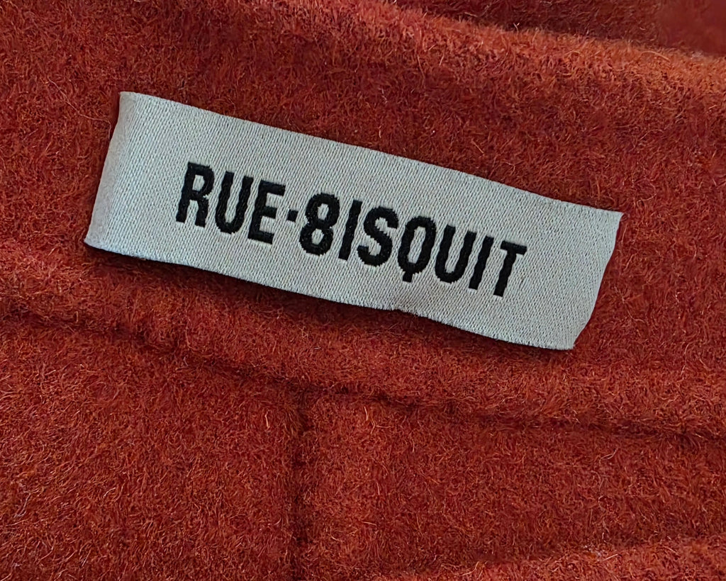 Rue 8isquit wollen short high waist oranje it42 36 S tweedehands dames designer