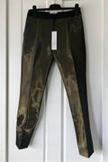 Pallas Paris dames metallic bronze pantalon broek slim fit FR38 36 S EU36 tweedehands designer dames