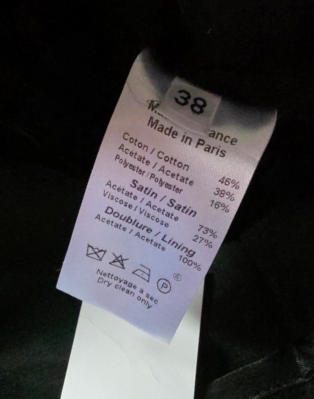 Pallas Paris dames metallic bronze pantalon broek slim fit FR38 36 S EU36 tweedehands designer dames
