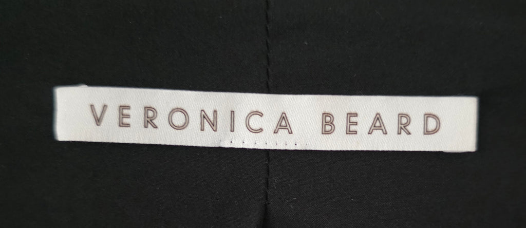 Veronica Beard open nek v hals blazer jasje colbert off-shoulder zwart 38 M tweedehands dames designer