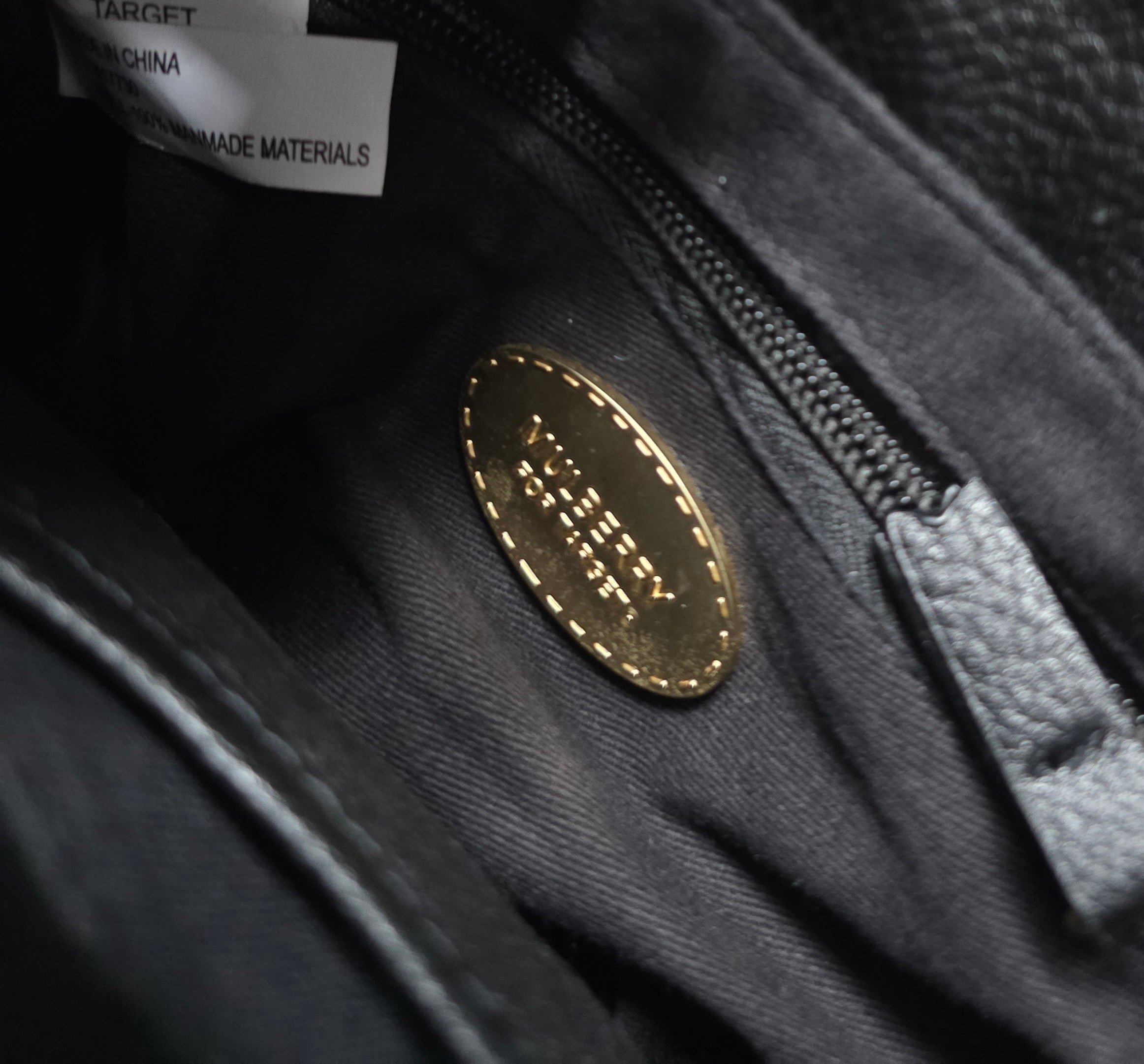 Mulberry X Target crossbody schoudertas zwart tweedehands dames designer