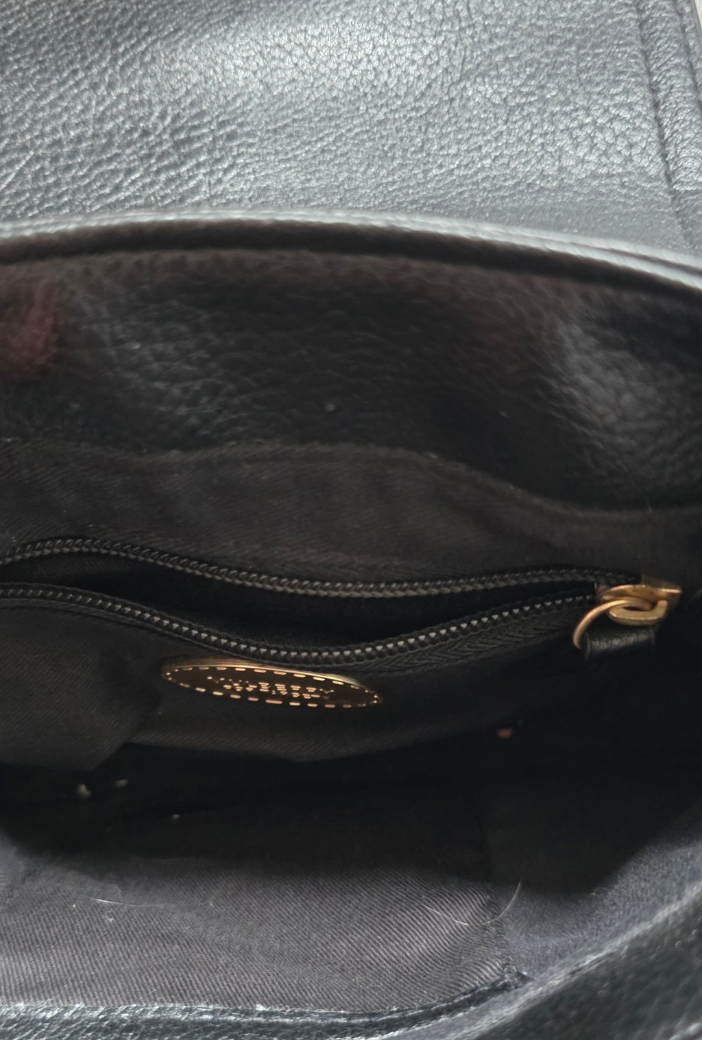 Mulberry X Target crossbody schoudertas zwart tweedehands dames designer