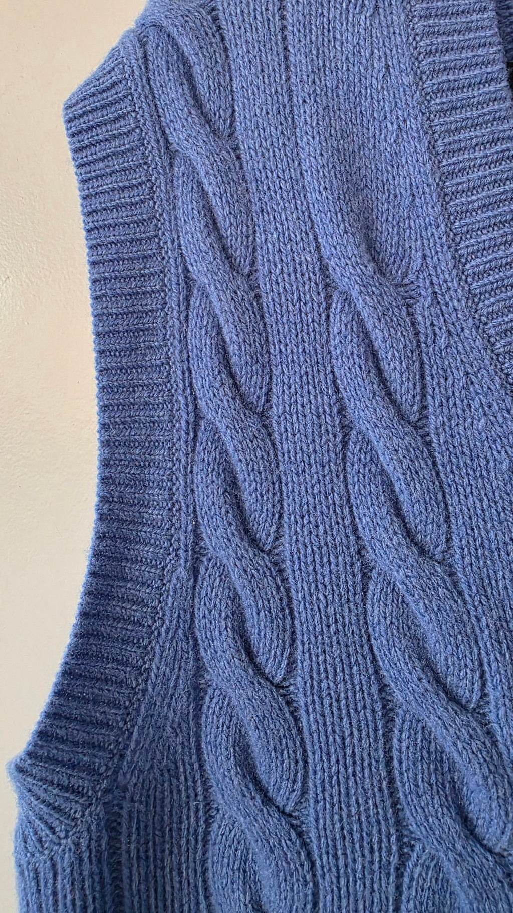Polo by Ralph Lauren spencer wol cashmere blauw S 36 tweedehands dames designer