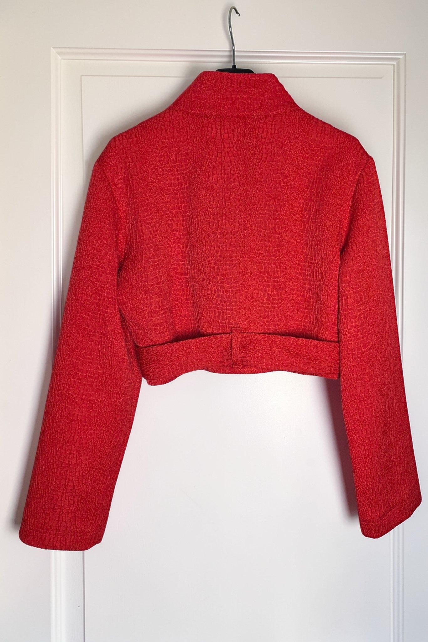 Cult Gaia X Bratz cropped jacket jasje Raya rood M 38 tweedehands dames designer