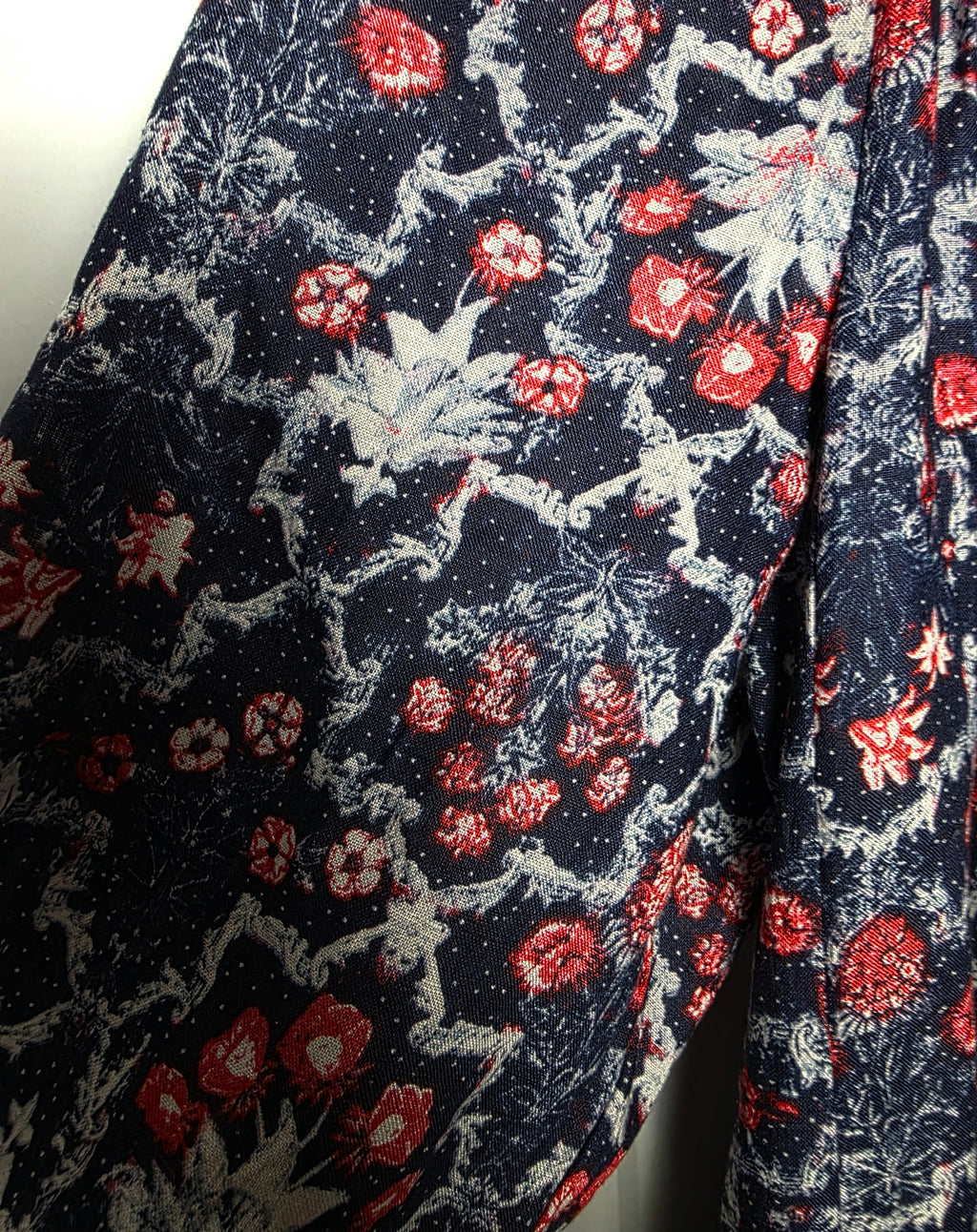 Isabel Marant Etoile linnen wijde jurk blauw FR40 pre-loved