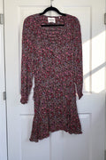 Isabel Marant Etoile korte jurk Noanne bruin 38 M tweedehands dames designer