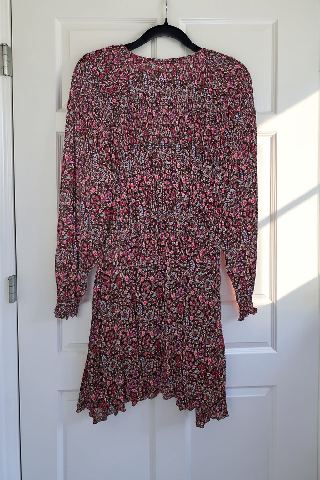 Isabel Marant Etoile korte jurk Noanne bruin 38 M tweedehands dames designer