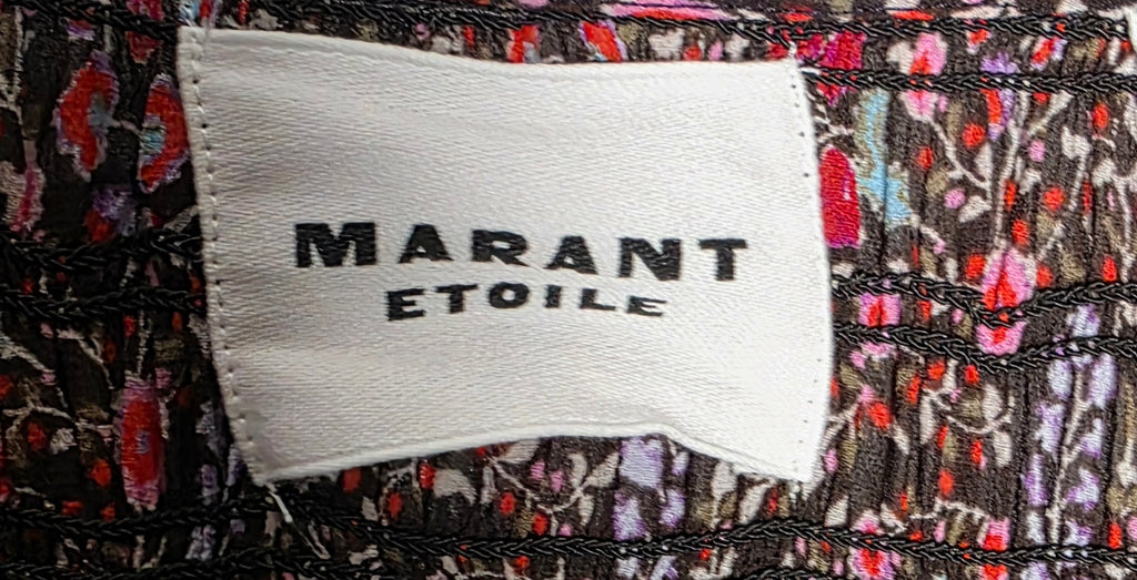 Isabel Marant Etoile korte jurk Noanne bruin 38 M tweedehands dames designer
