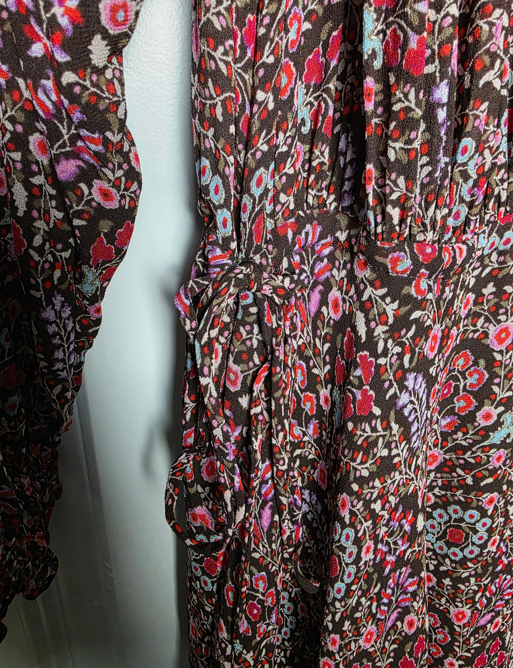 Isabel Marant Etoile korte jurk Noanne bruin 38 M tweedehands dames designer