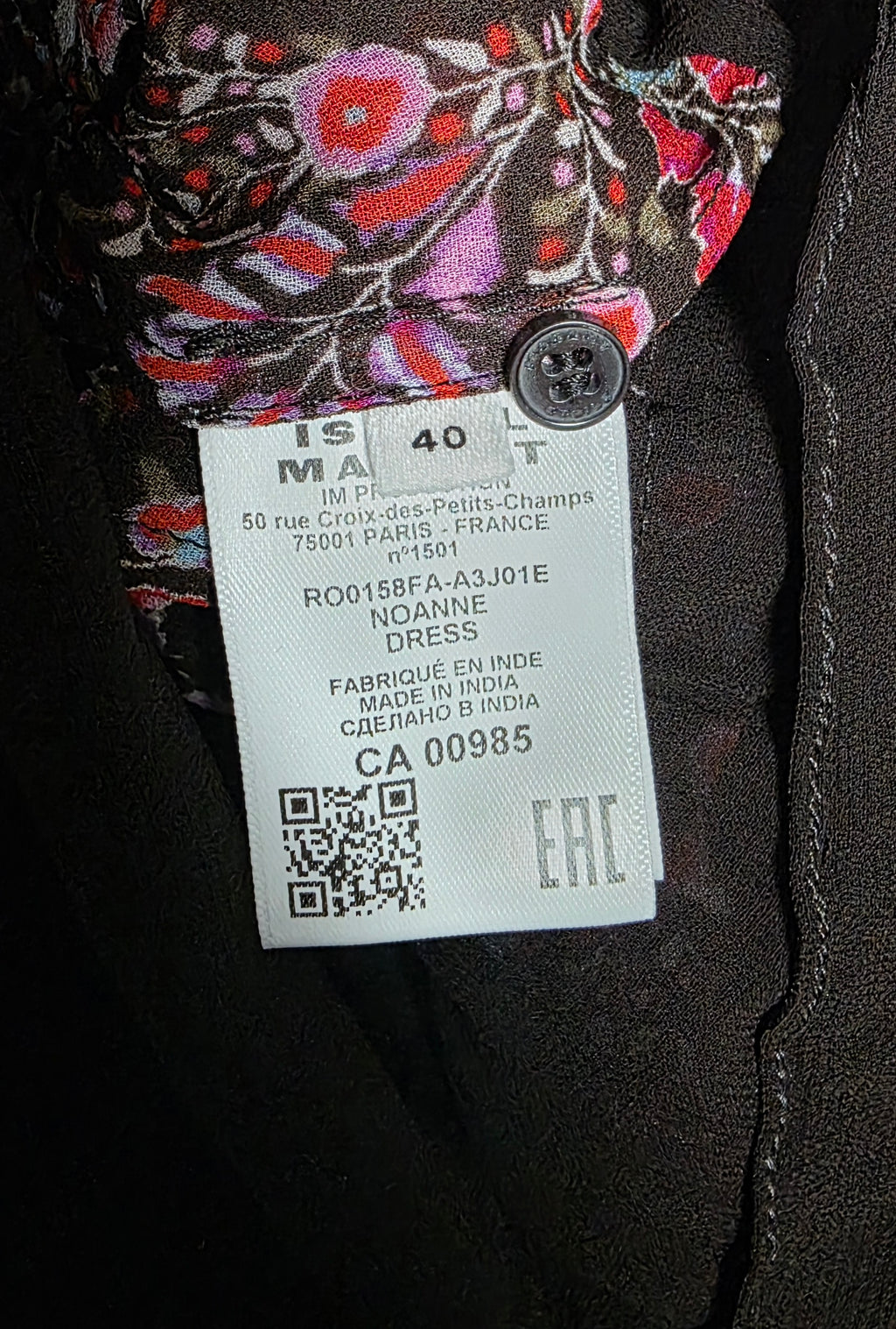 Isabel Marant Etoile korte jurk Noanne bruin 38 M tweedehands dames designer