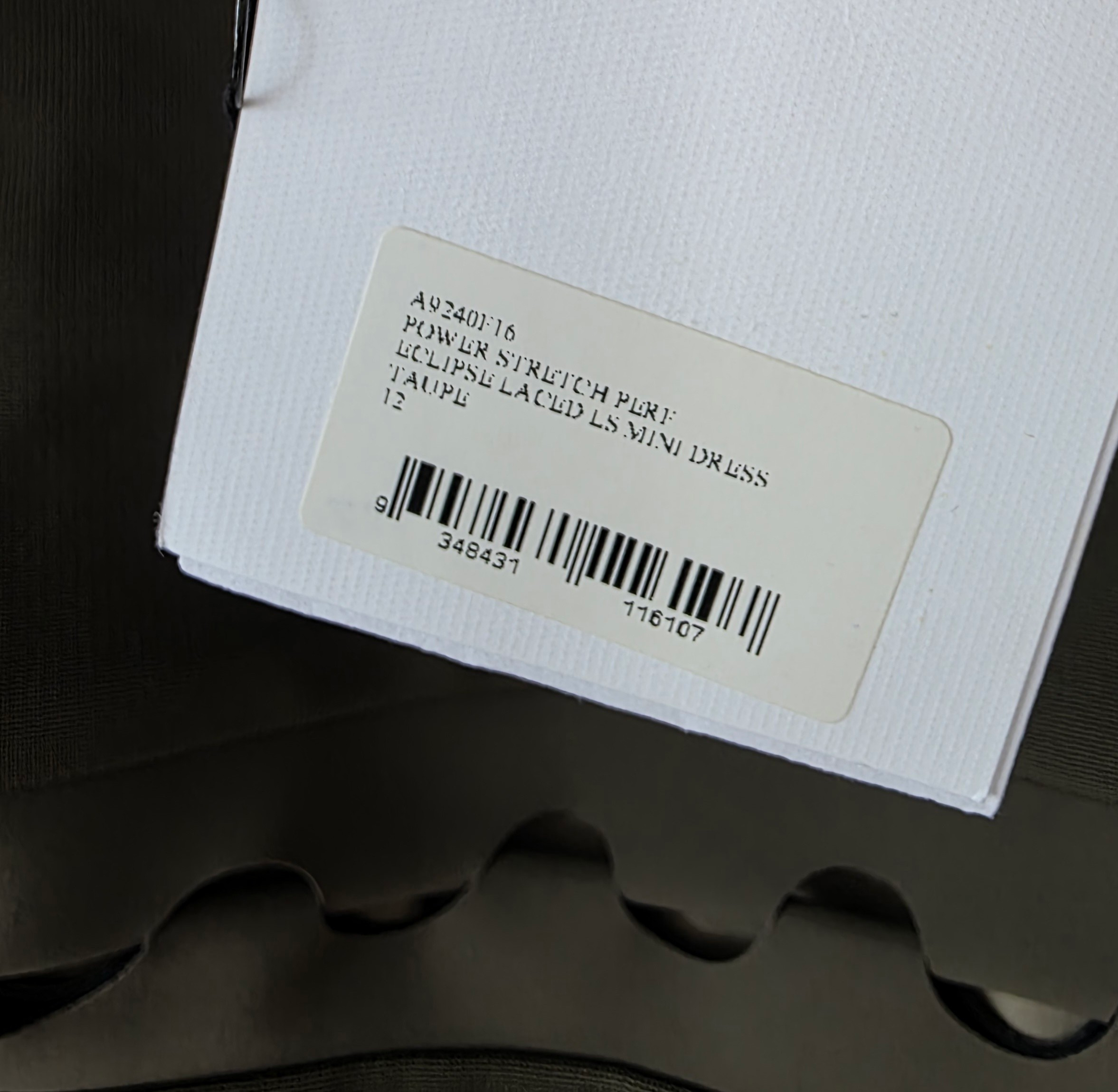 Dion Lee eclipse laced cut out bandage off-shoulder bodycon mini jurk khaki groen 38 M nieuw tweedehands dames designer