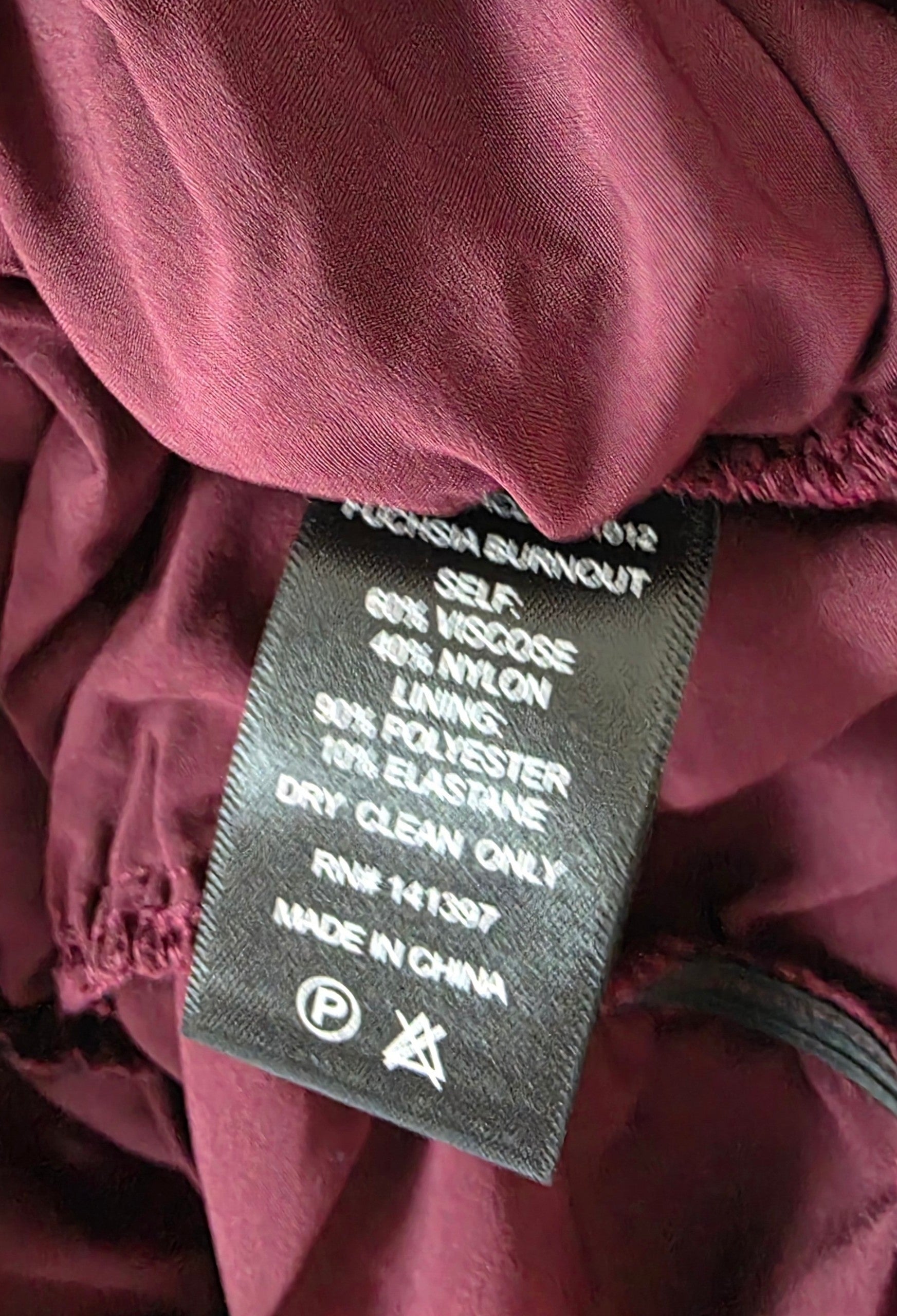 Astr the label kort floral glitter jurkje rood paars roze s 36 tweedehands dames designer