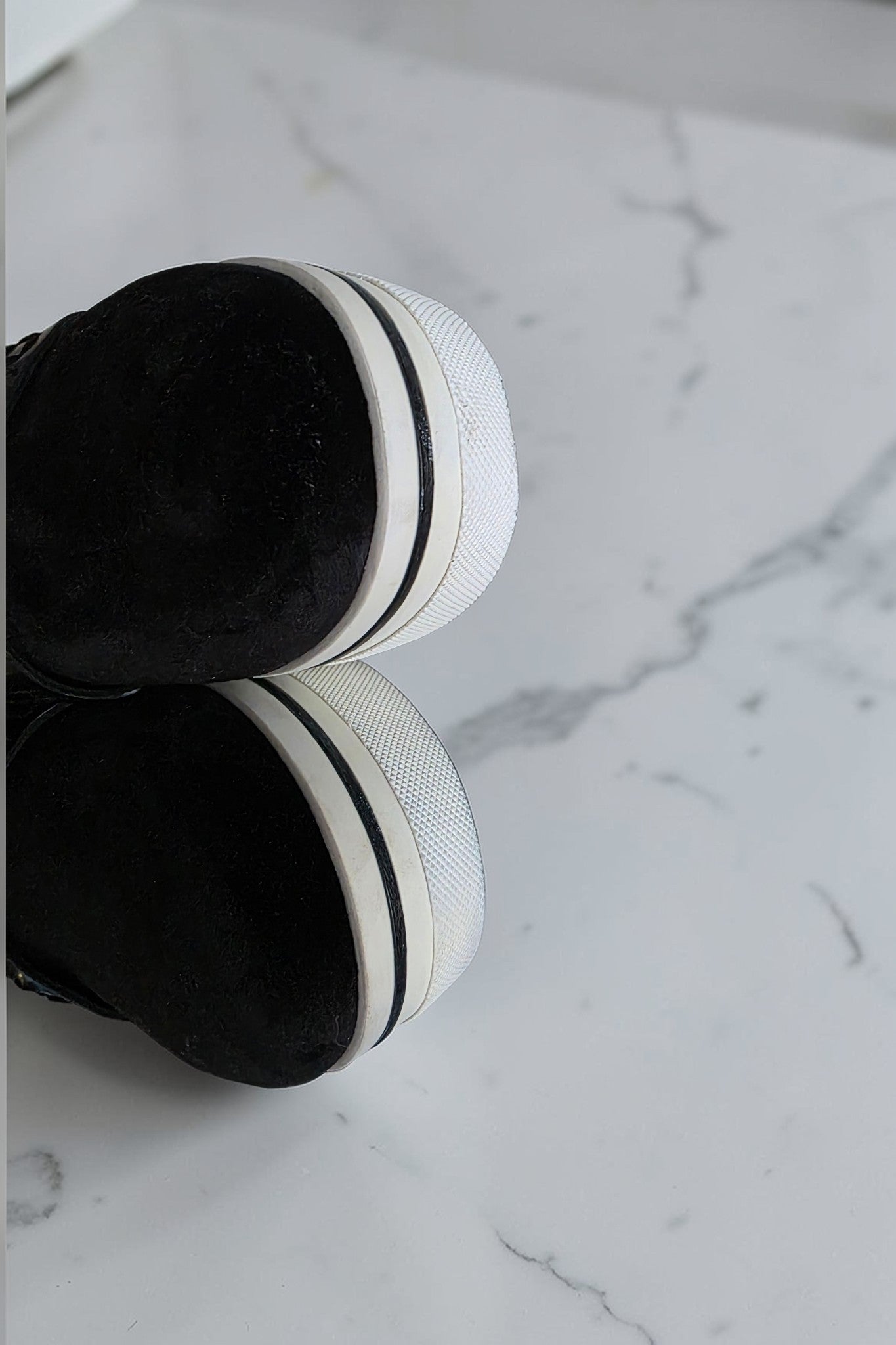 Stella mccartney platform schoenen instappers sneakers loafers velvet zwart 36 tweedehands dames designer