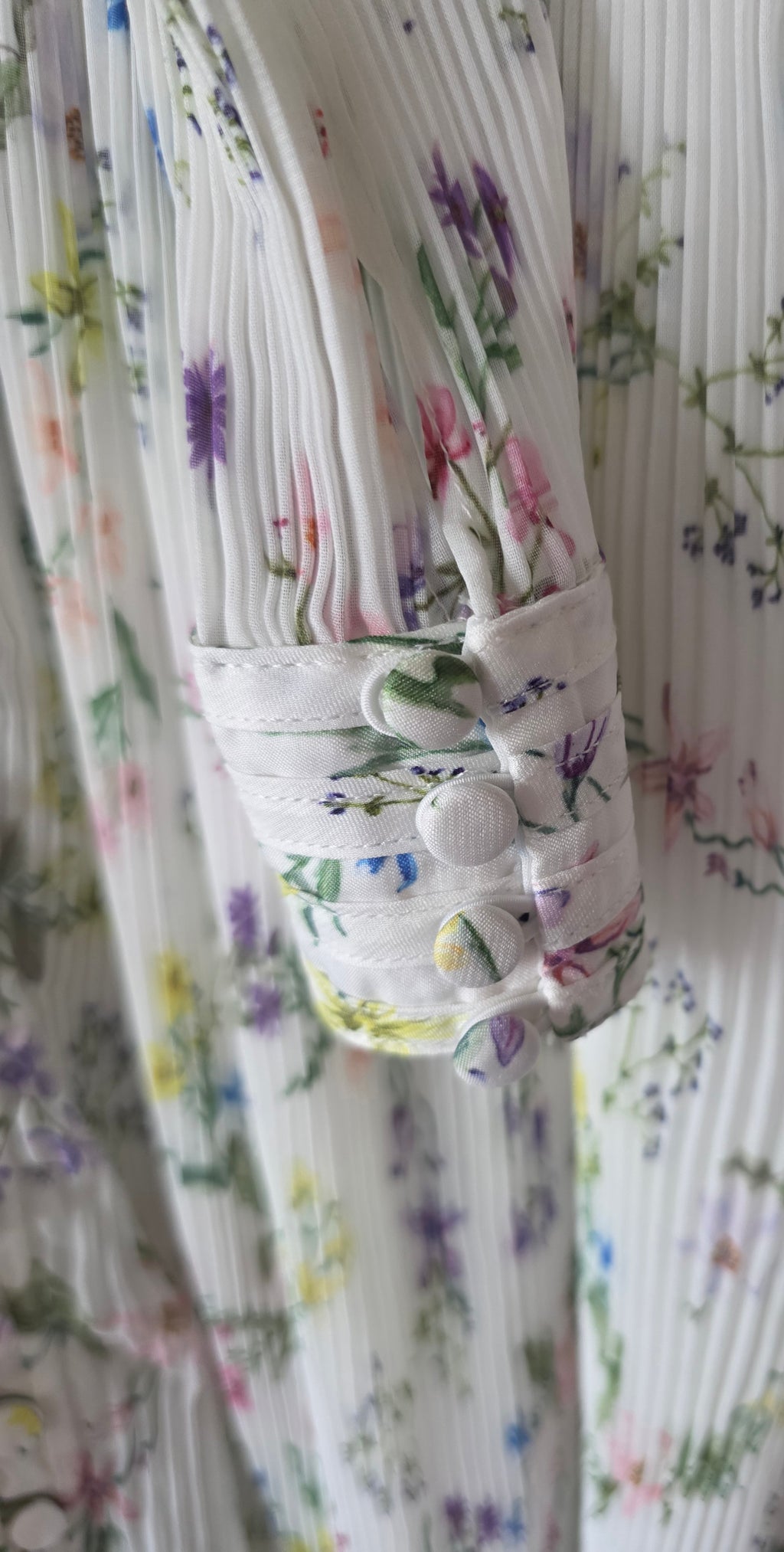 By Malina korte plissé boho ibiza jurkje creme wit 36 S pre-loved designer