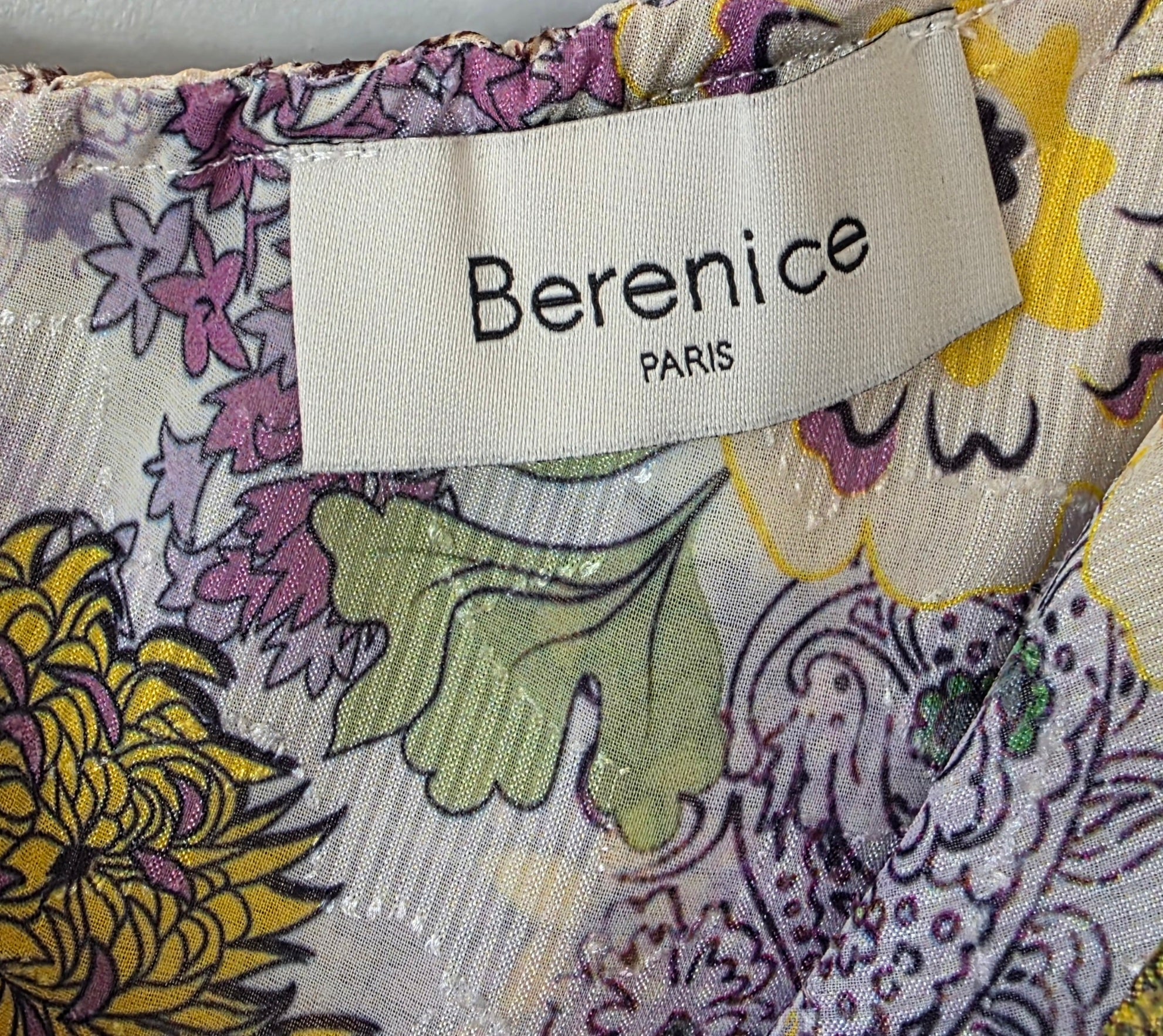 Berenice asymmetrisch kort jurkje paars lila off shoulder nieuw