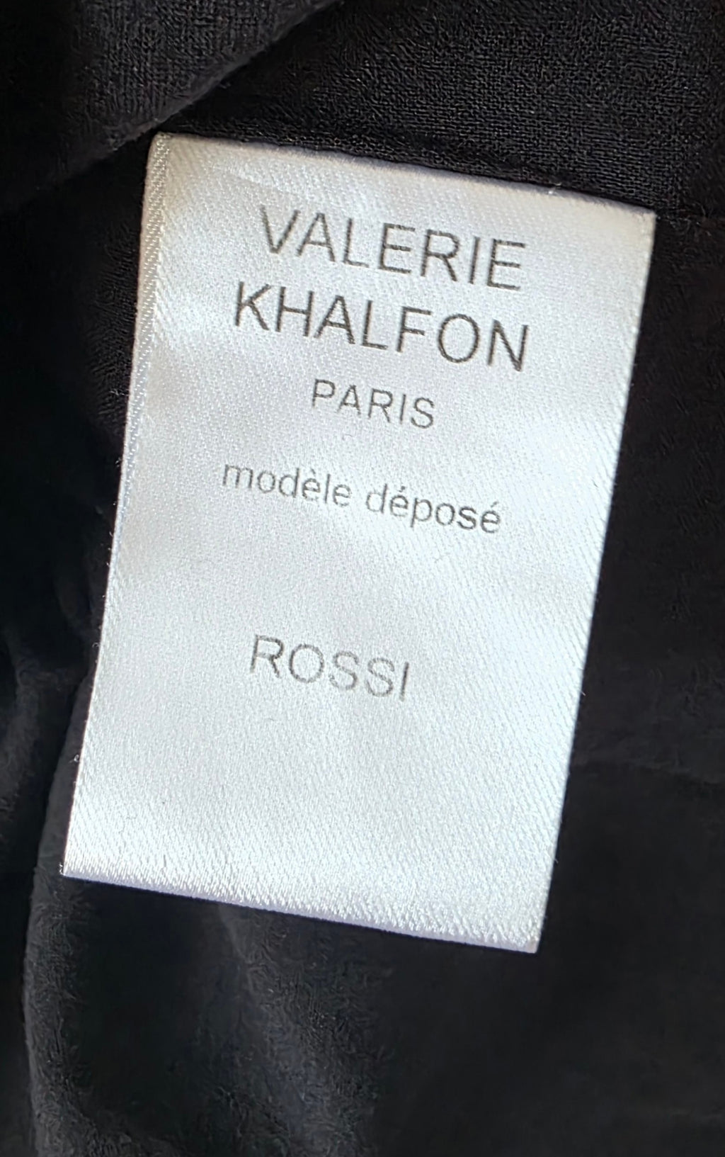 Valerie Khalfon kort kanten jurkje pre-loved zwart 38 M