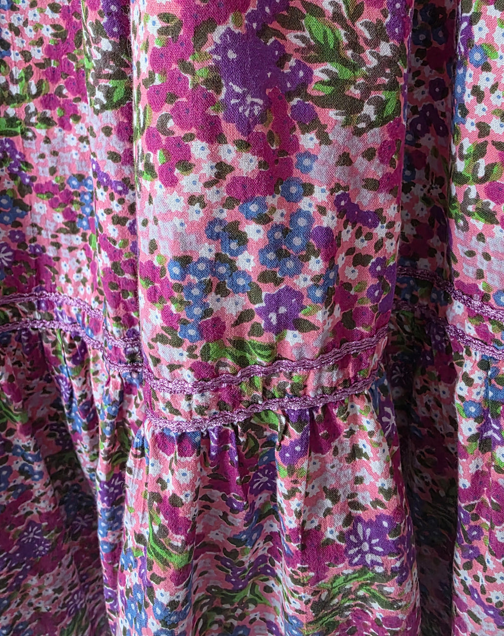 Antik Batik korte baloon jurk roze 40 M pre-loved