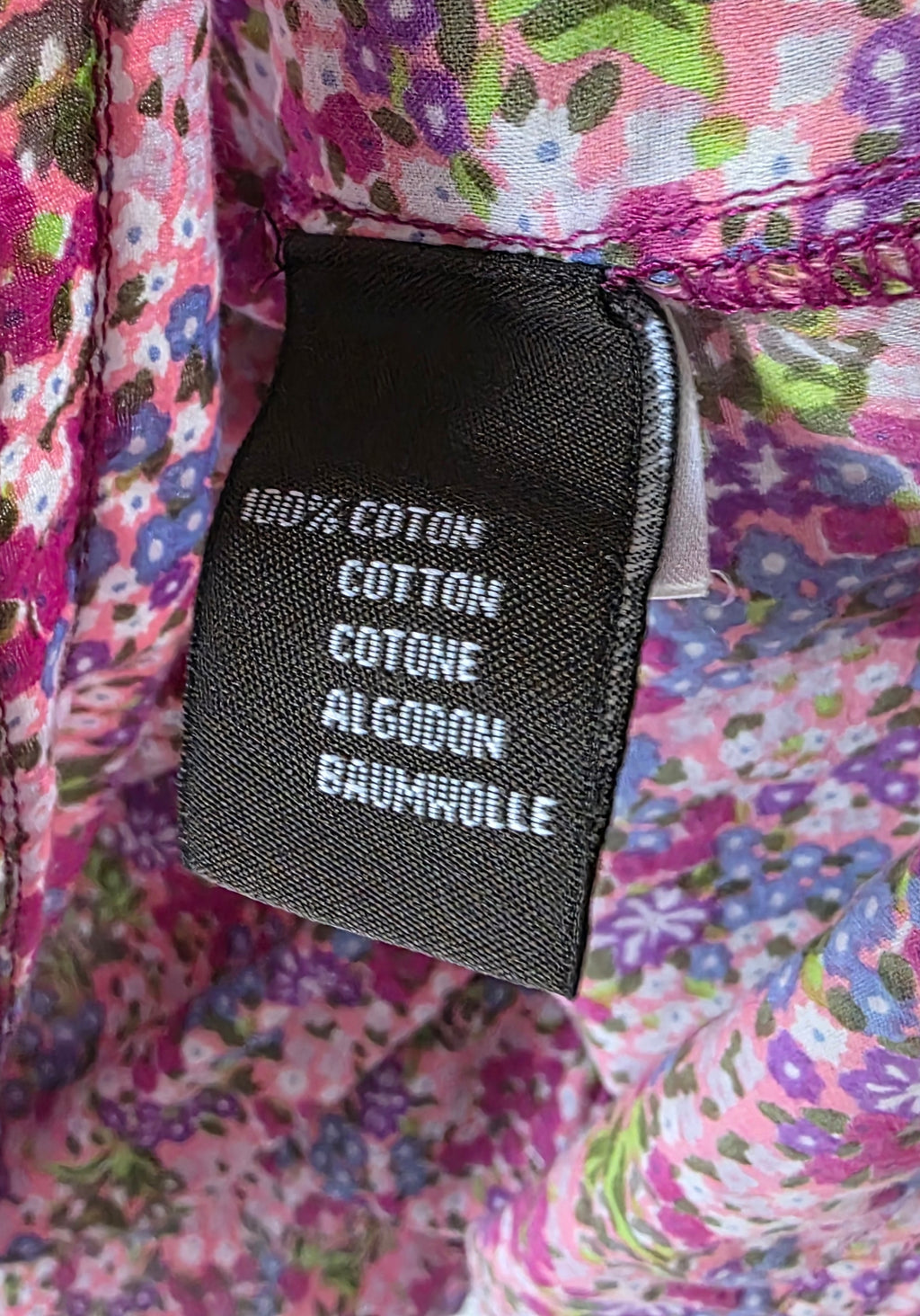 Antik Batik korte baloon jurk roze 40 M pre-loved