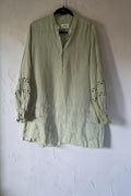 Mr Mood Portugal linnen tuniek jurk resortwear groen S 36 tweedehands dames designer
