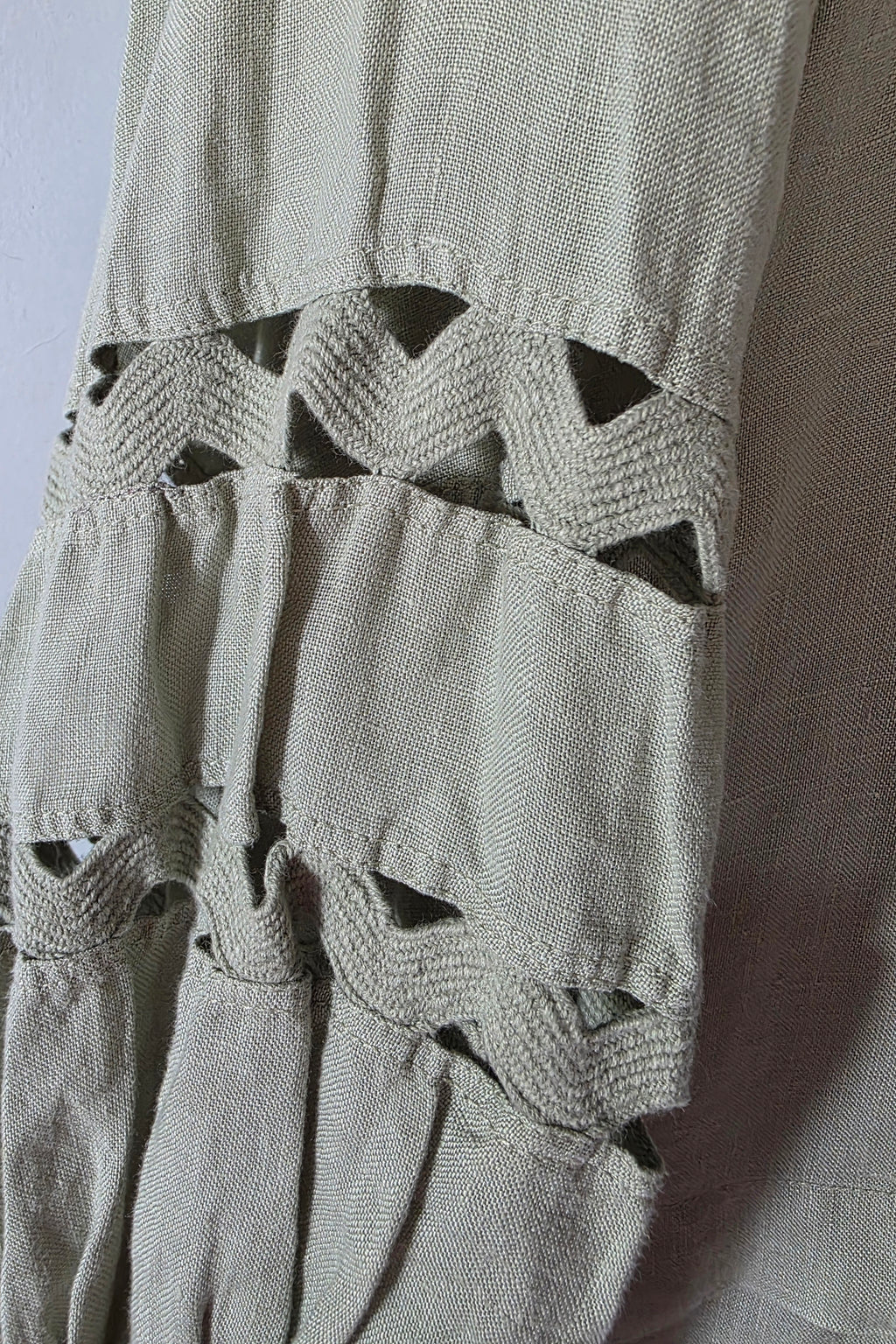 Mr Mood Portugal linnen tuniek jurk resortwear groen S 36 tweedehands dames designer