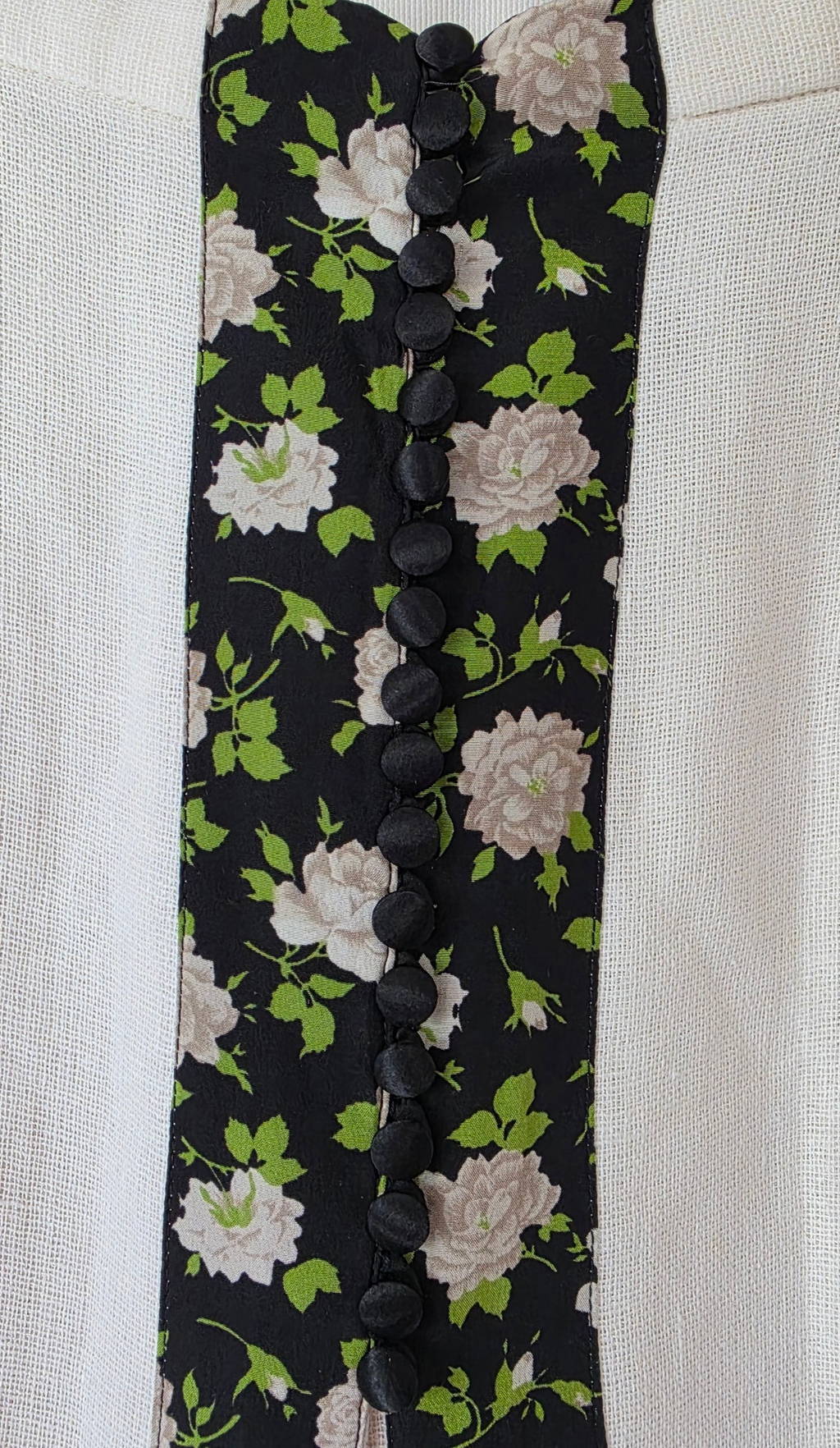 Dolce & Gabbana linnen pencil midi button-up rok wit IT46 tweedehands dames designer