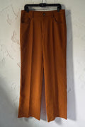Nanushka boucle broek roest oranje L 40 tweedehands designer dames