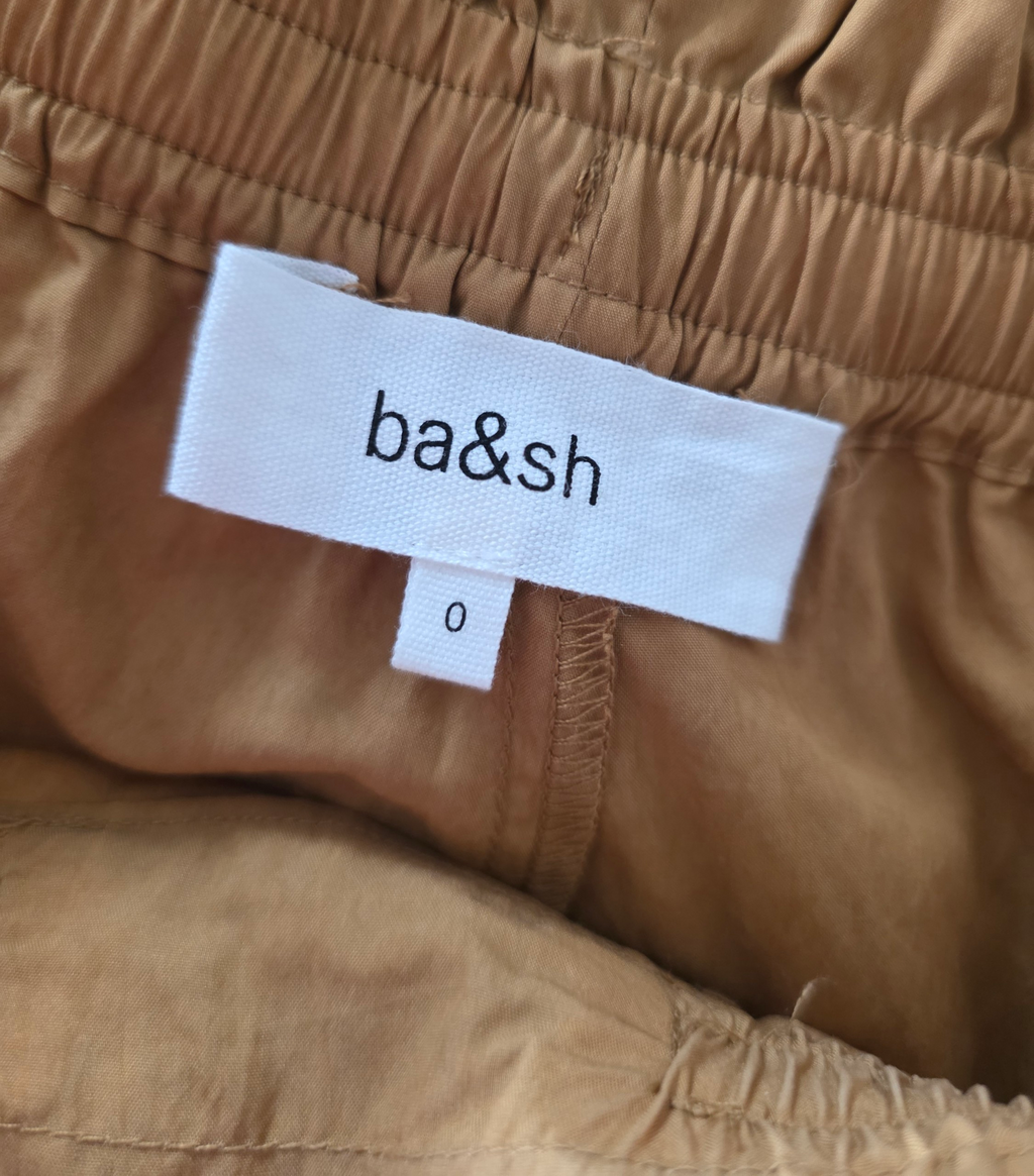 Ba&sh lady short korte broek camel xs 34 tweedehands dames