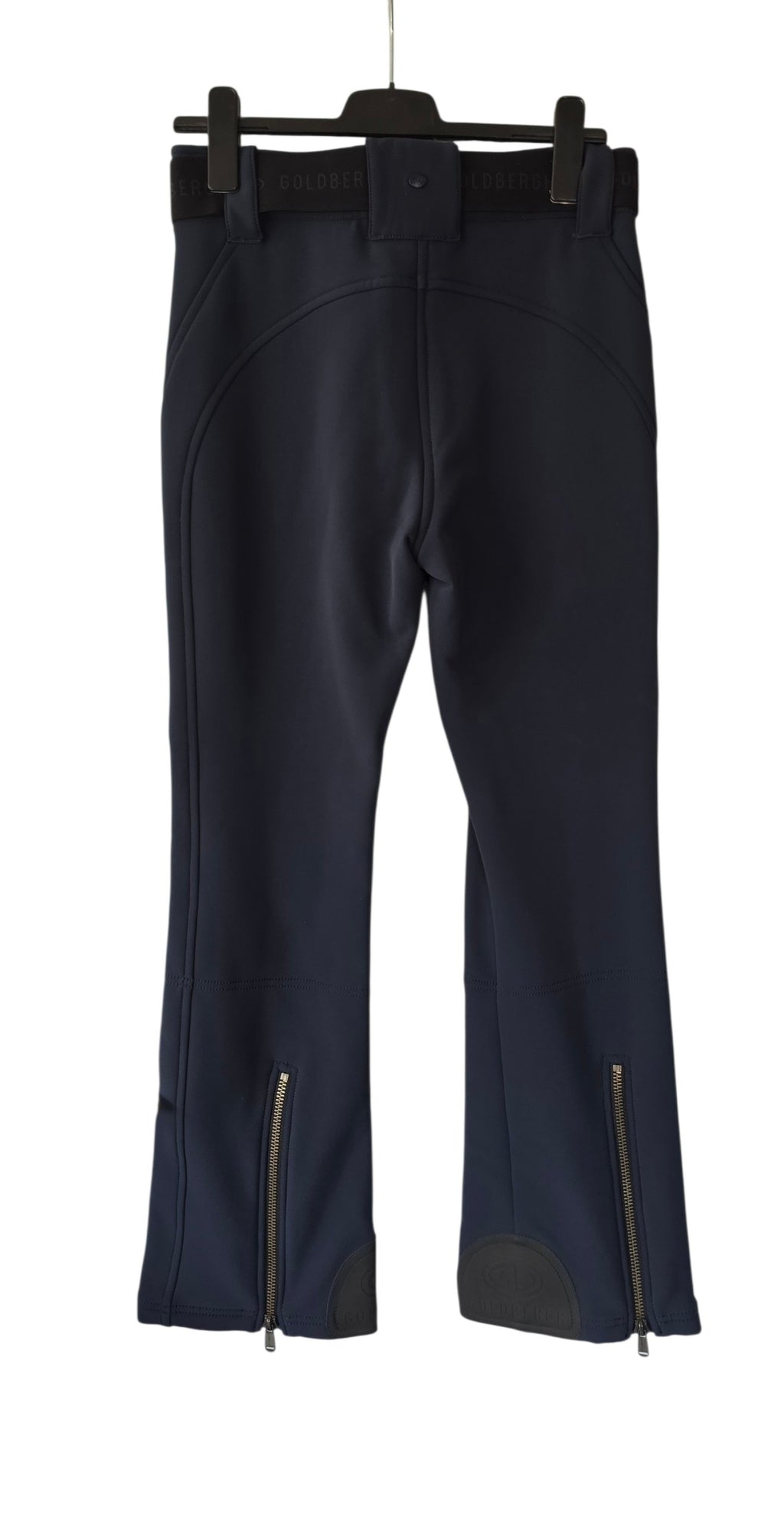 Goldbergh ski broek Pippa blauw 40 L skinny fit mid waist tweedehands designer dames