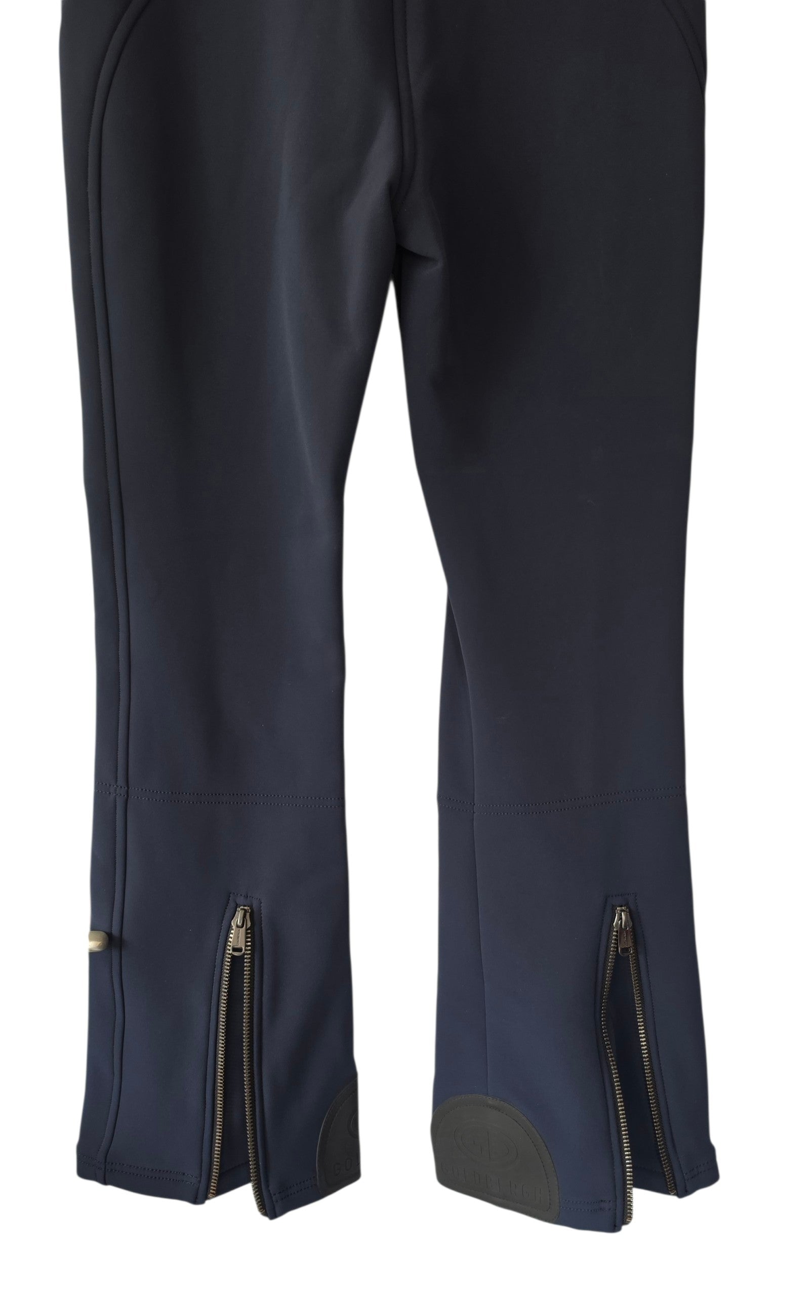 Goldbergh ski broek Pippa blauw 40 L skinny fit mid waist tweedehands designer dames