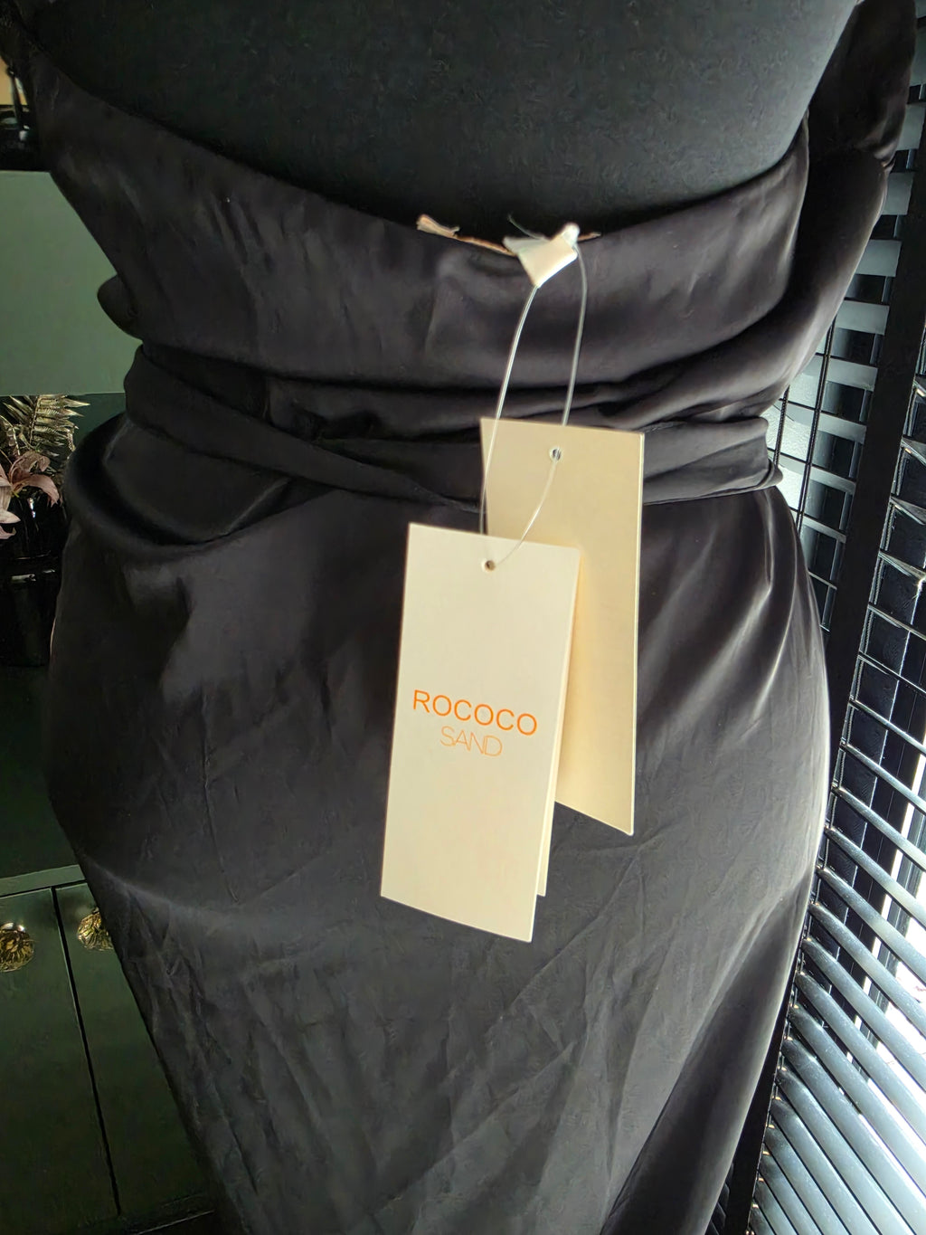 Rococo Sand maxi halter jurk met bandeau top S 36 tweedehands dames designer