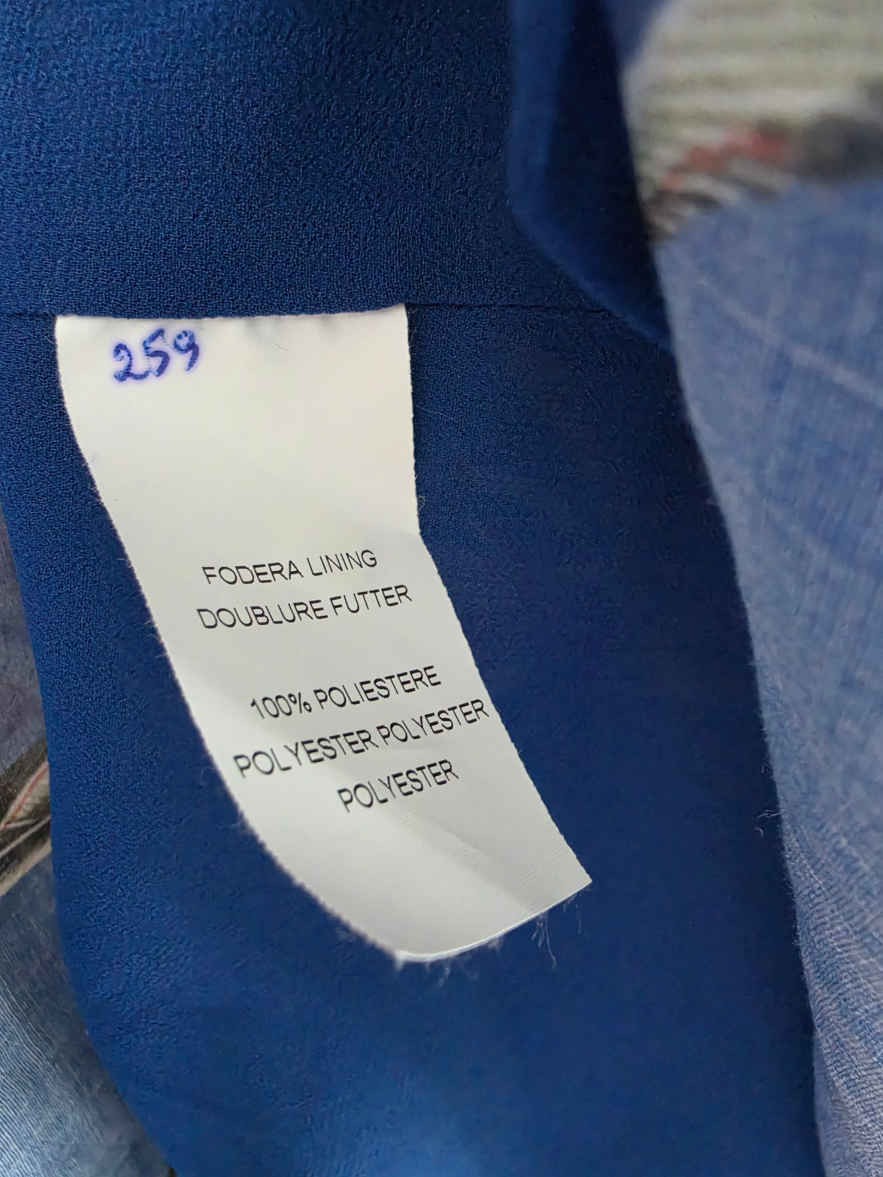 Attic & Barn lange maxi jurk blauw 38 M tweedehands dames designer