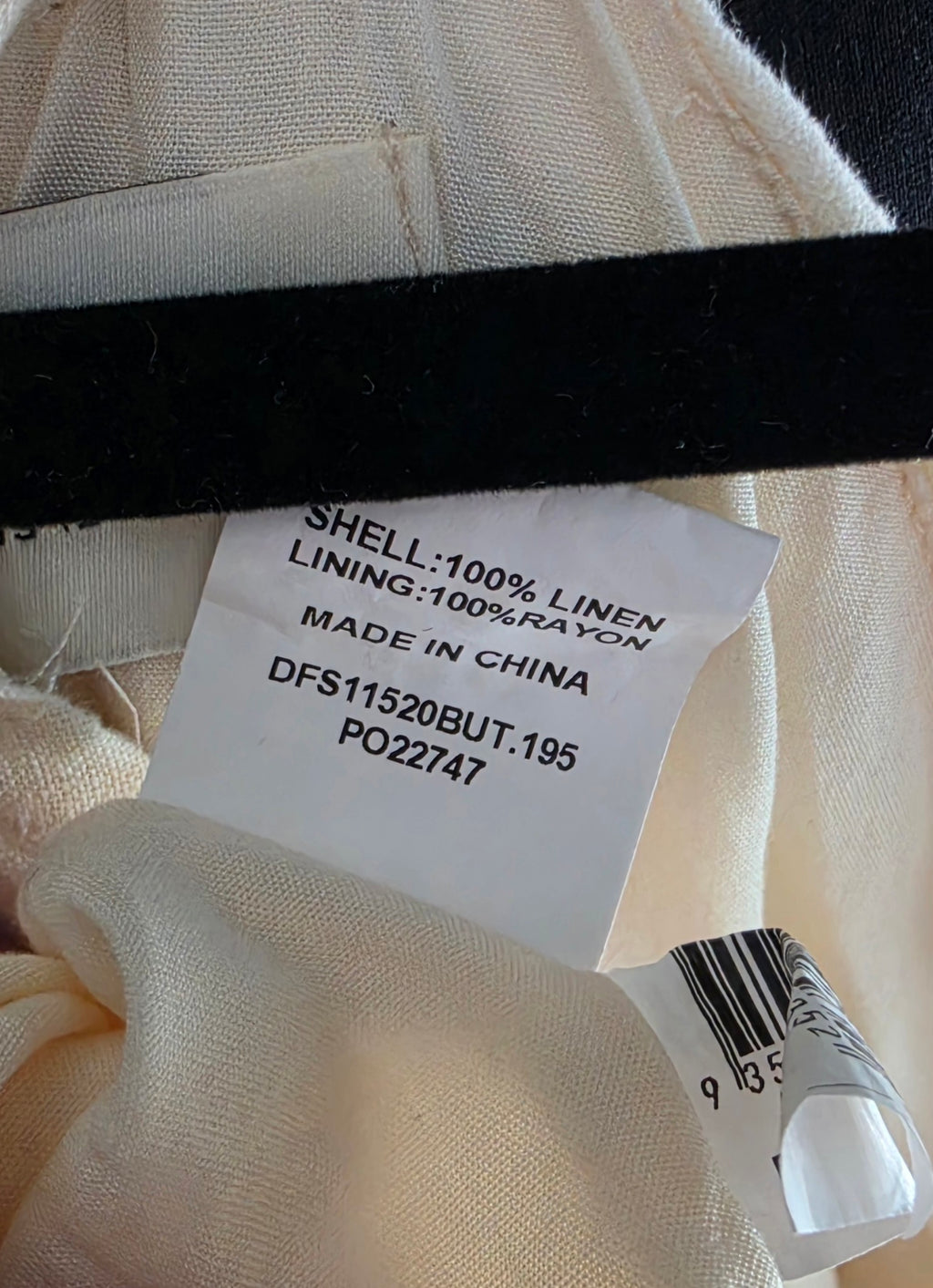 Dissh cut out mini jurk linnen creme xl 42 tweedehands dames