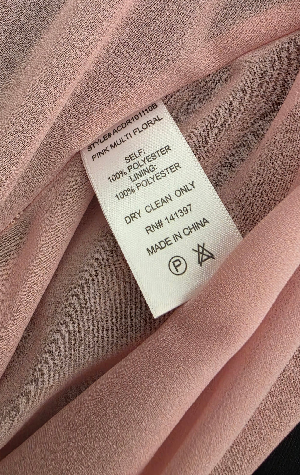 ASTR the label Kaylani ruffle maxi jurk roze M 38 tweedehands dames merk