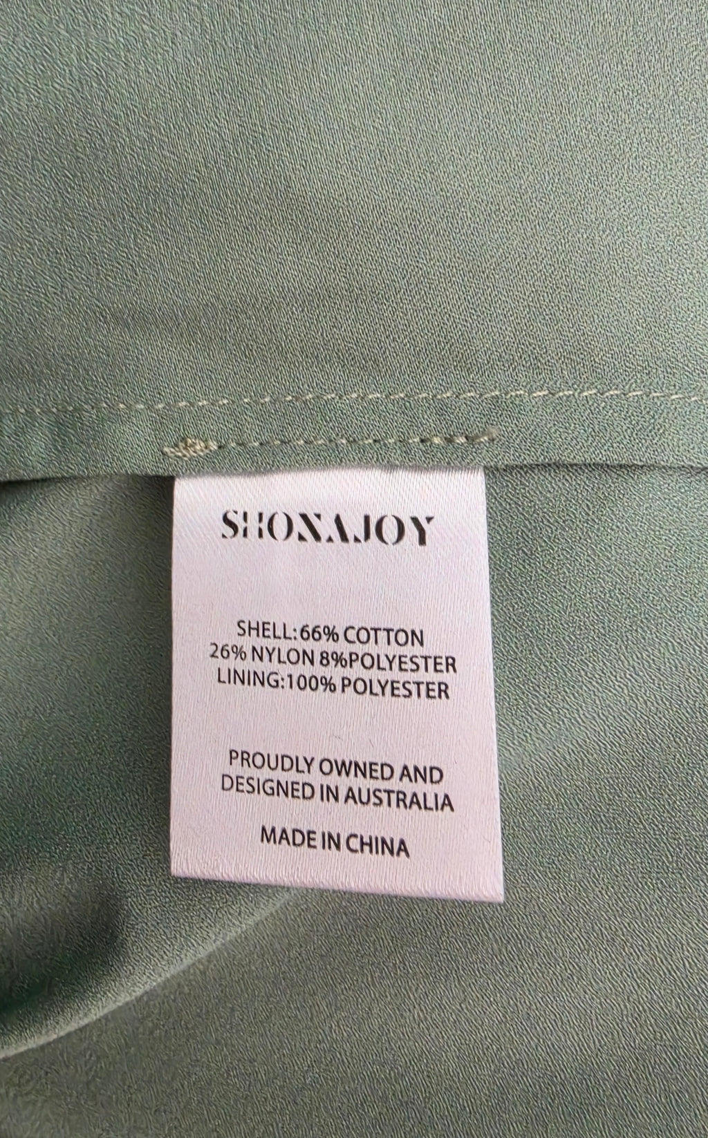 Shona Joy midi jurk Charlotte groen S 36 dames designer ongedragen met kaartje
